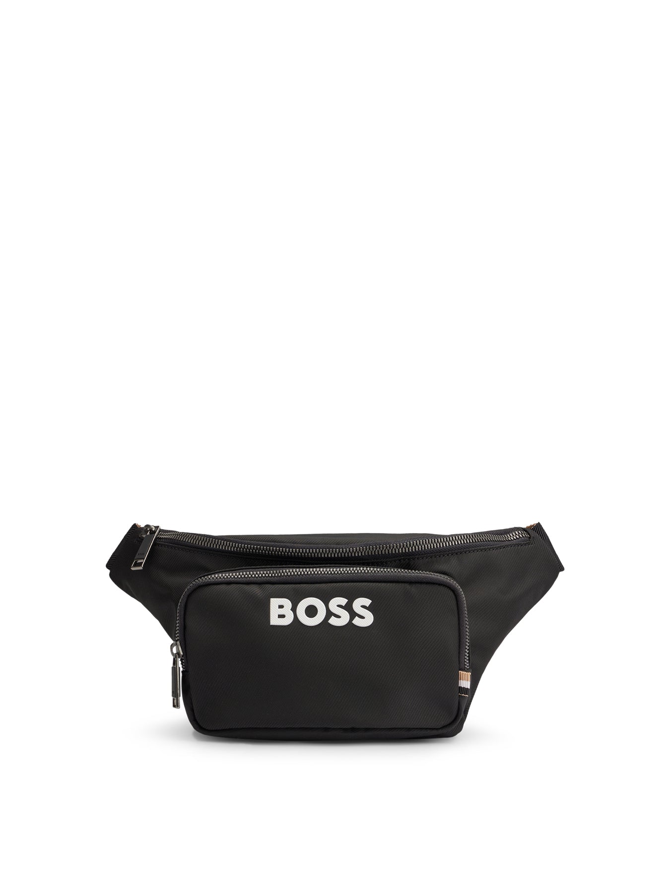 Structured Belt Bag With Contrast Logo