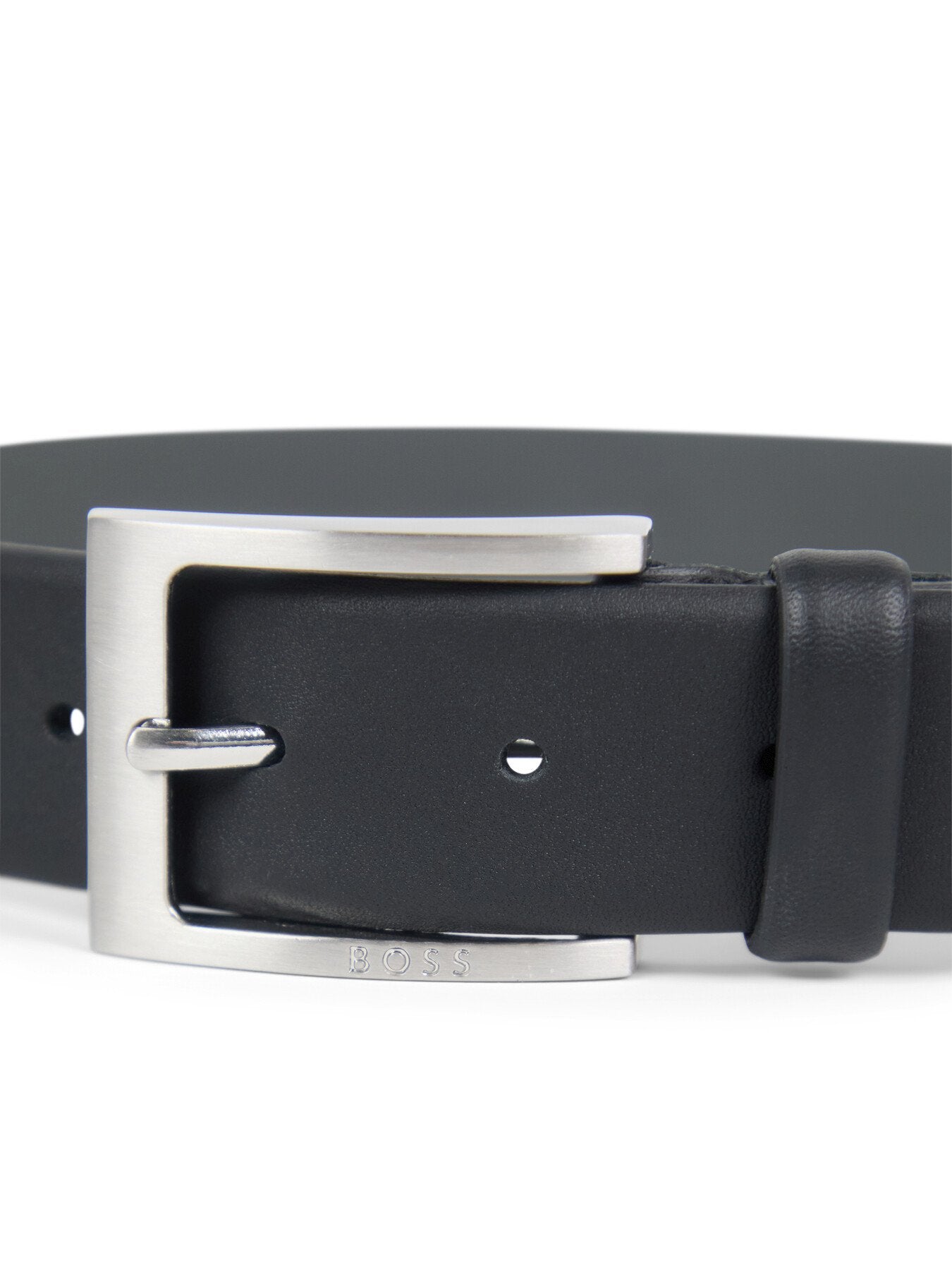 Barnabie Leather Belt Black