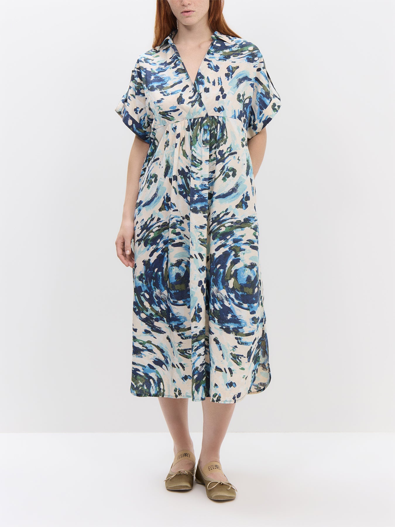 Orsola Cuff Sleeve Dress