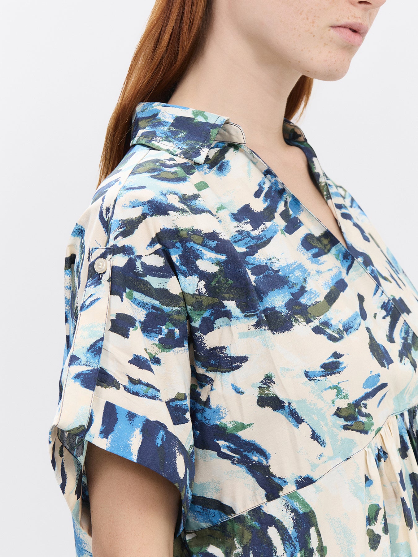 Orsola Cuff Sleeve Dress