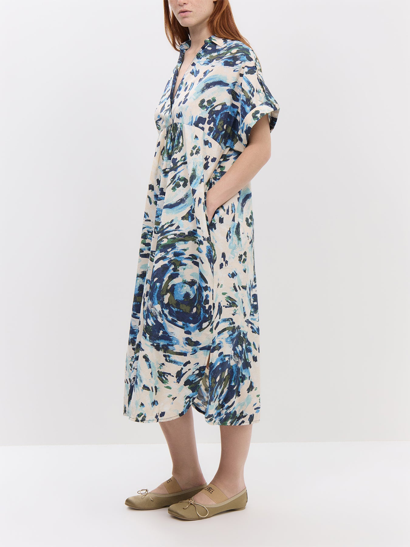 Orsola Cuff Sleeve Dress