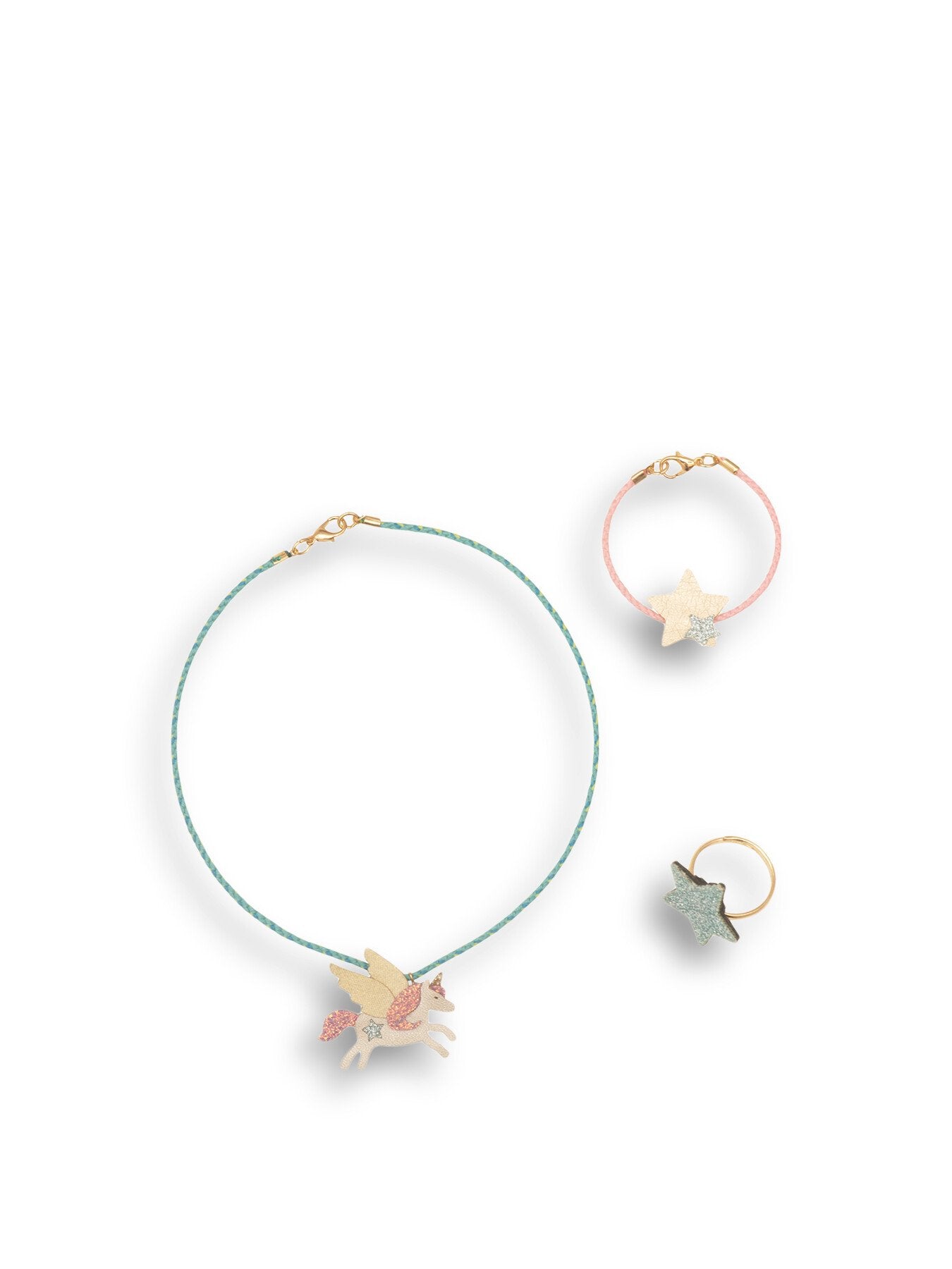 Flying Unicorn Jewellery Set Bright