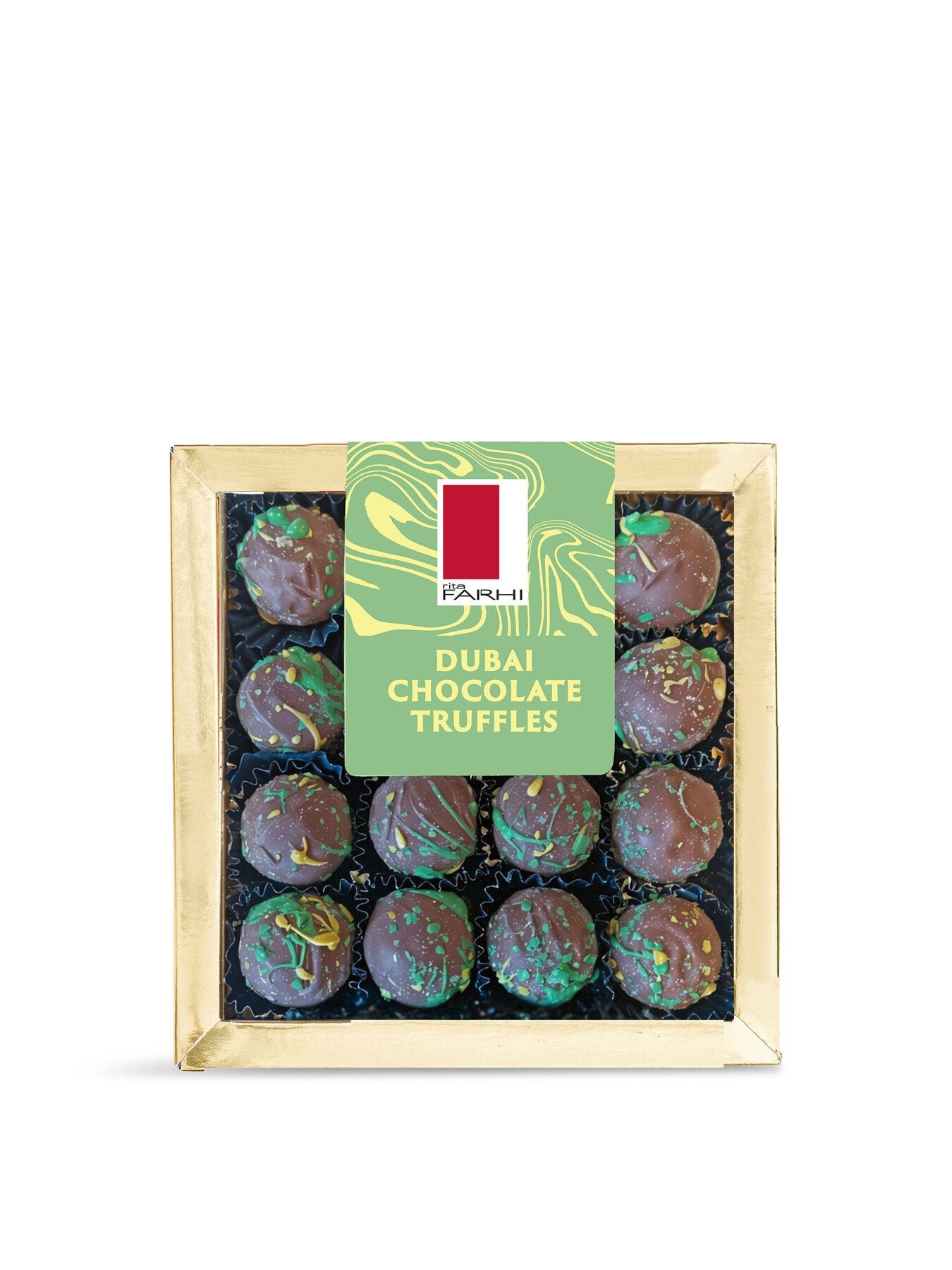 Pistachio Knafeh truffles in giftbox 192g