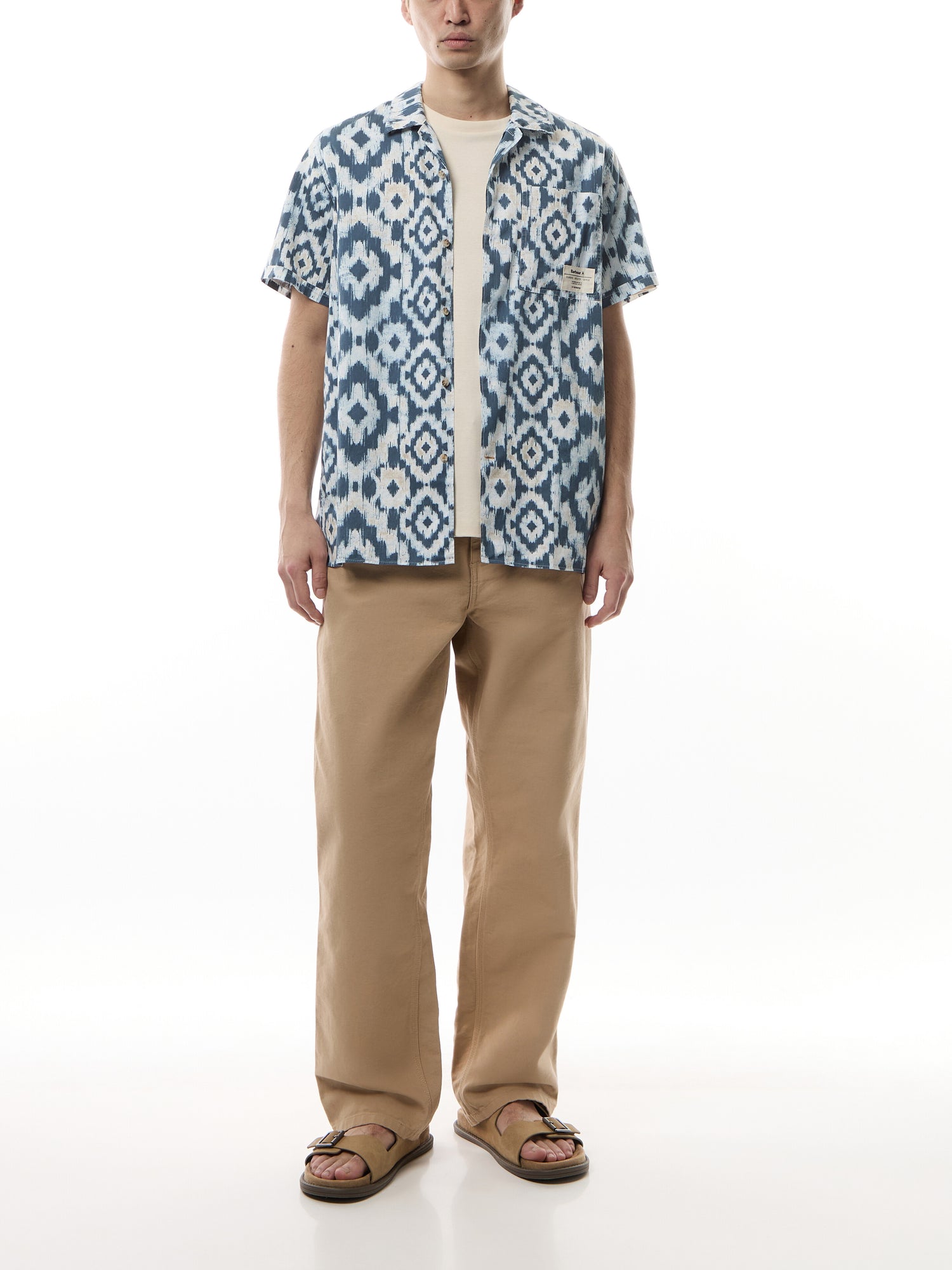 Barbour Homeland Printed Shortsleeve Relaxed Fit Shirt