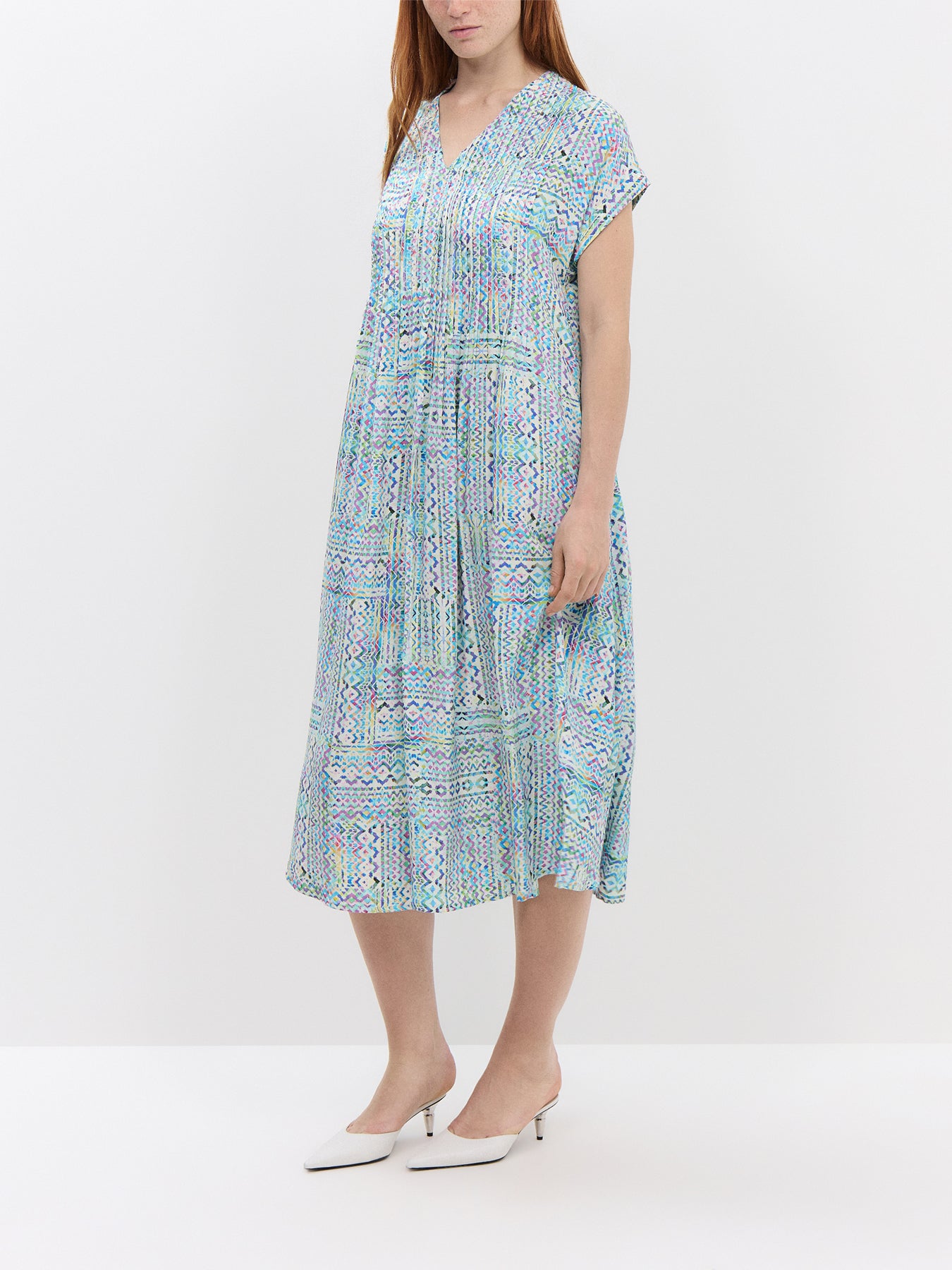 Patchwork Tie Dye Dress