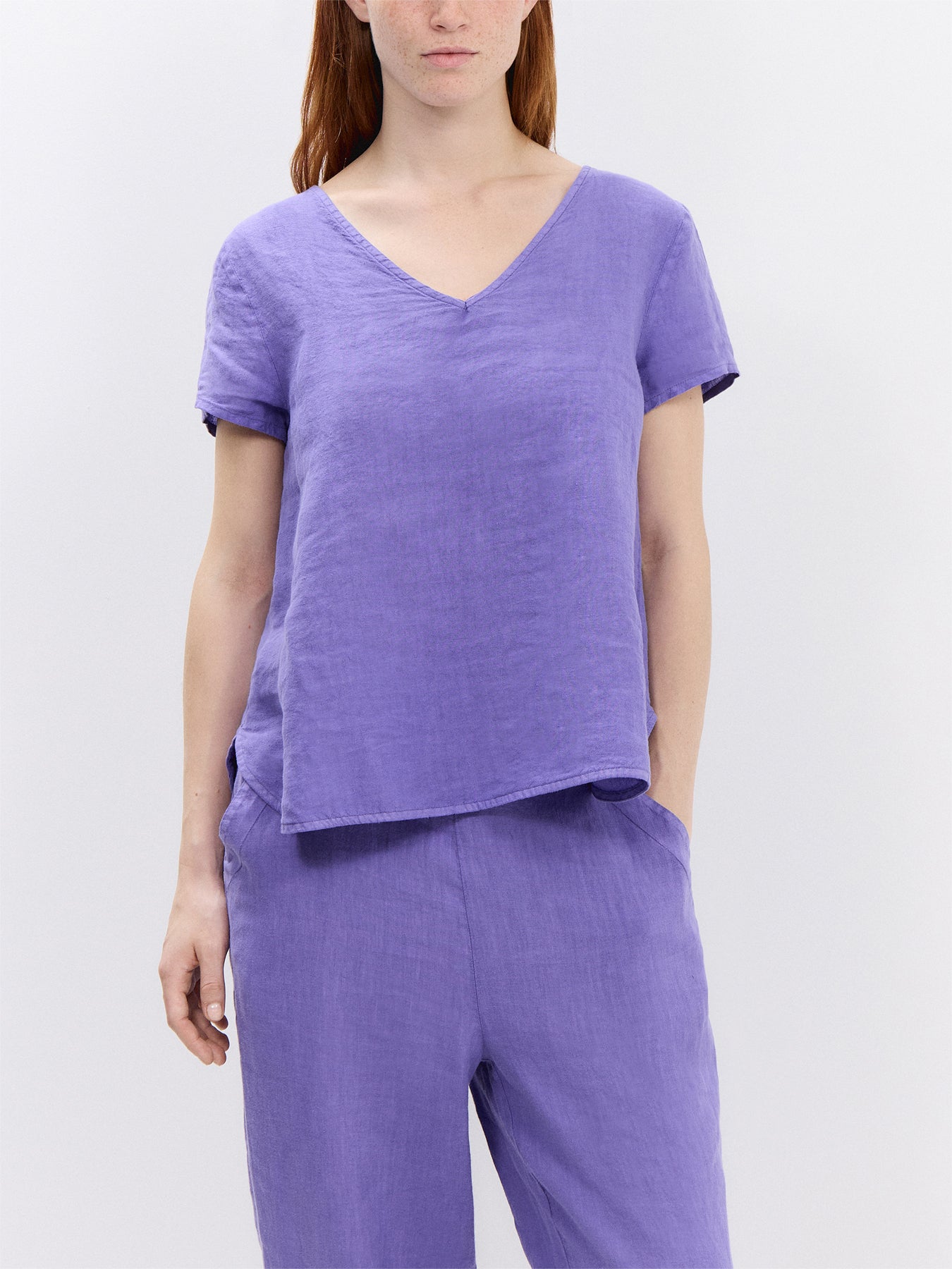 Linen Sleeveless Top