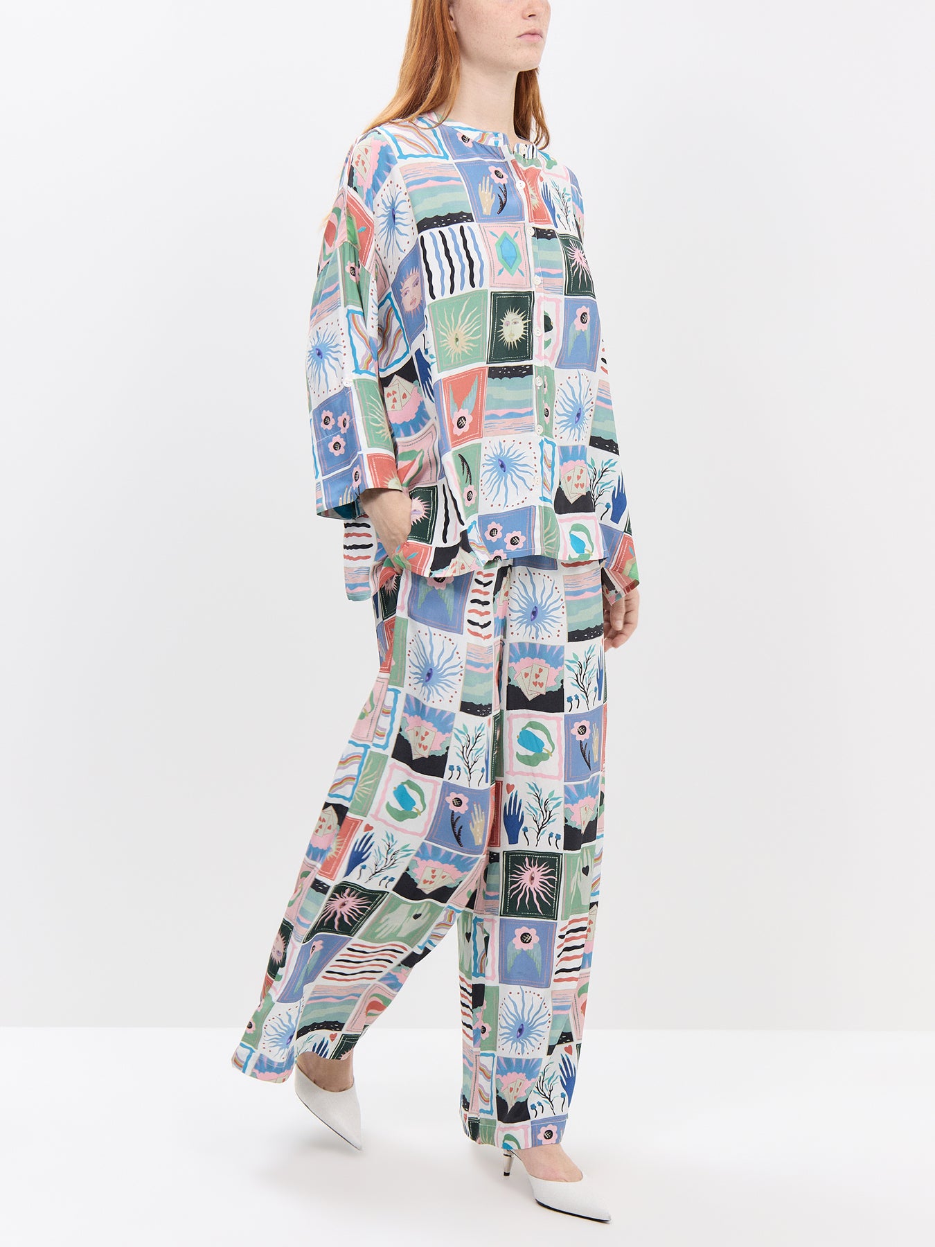 Mystical Collage Boxy Shirt