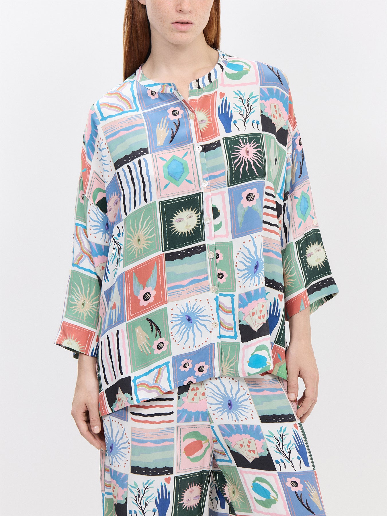 Mystical Collage Boxy Shirt