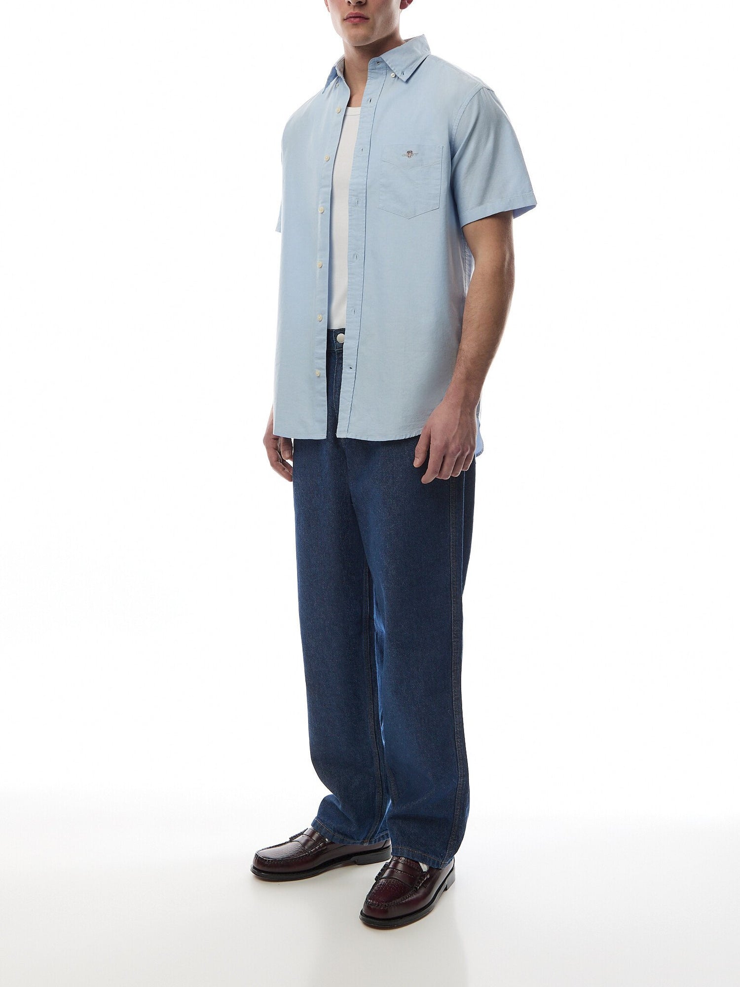 Regular Fit Classic Oxford Short Sleeve Shirt
