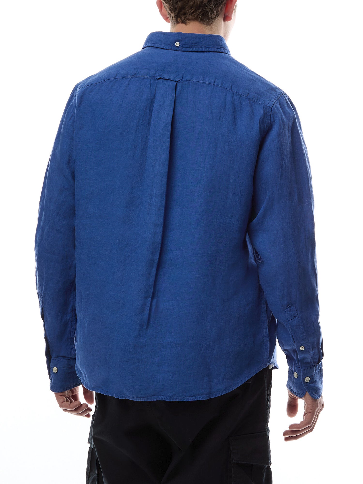 Regular Fit Garment-Dyed Linen Shirt