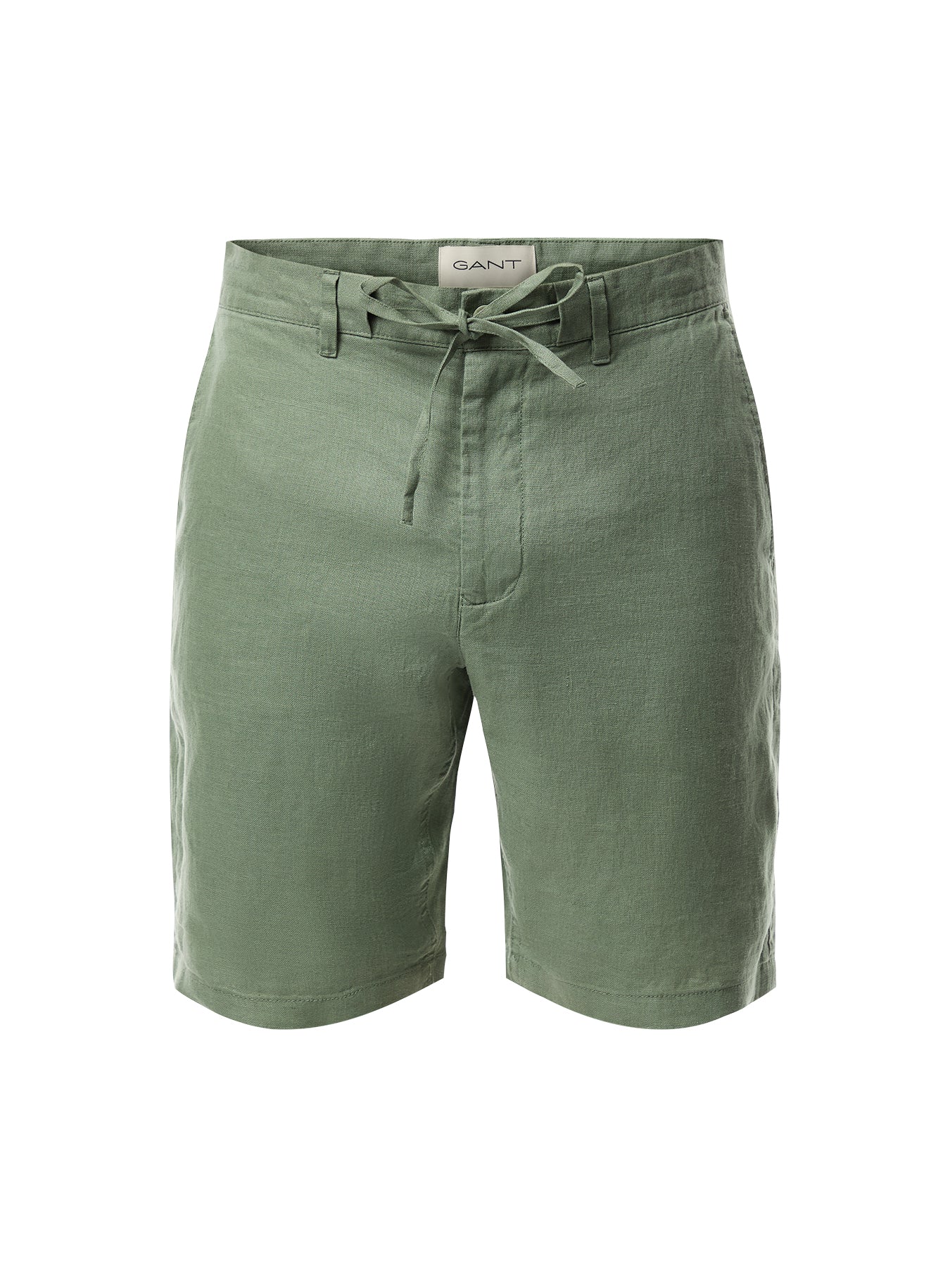 Relaxed Fit Linen Drawstring Shorts