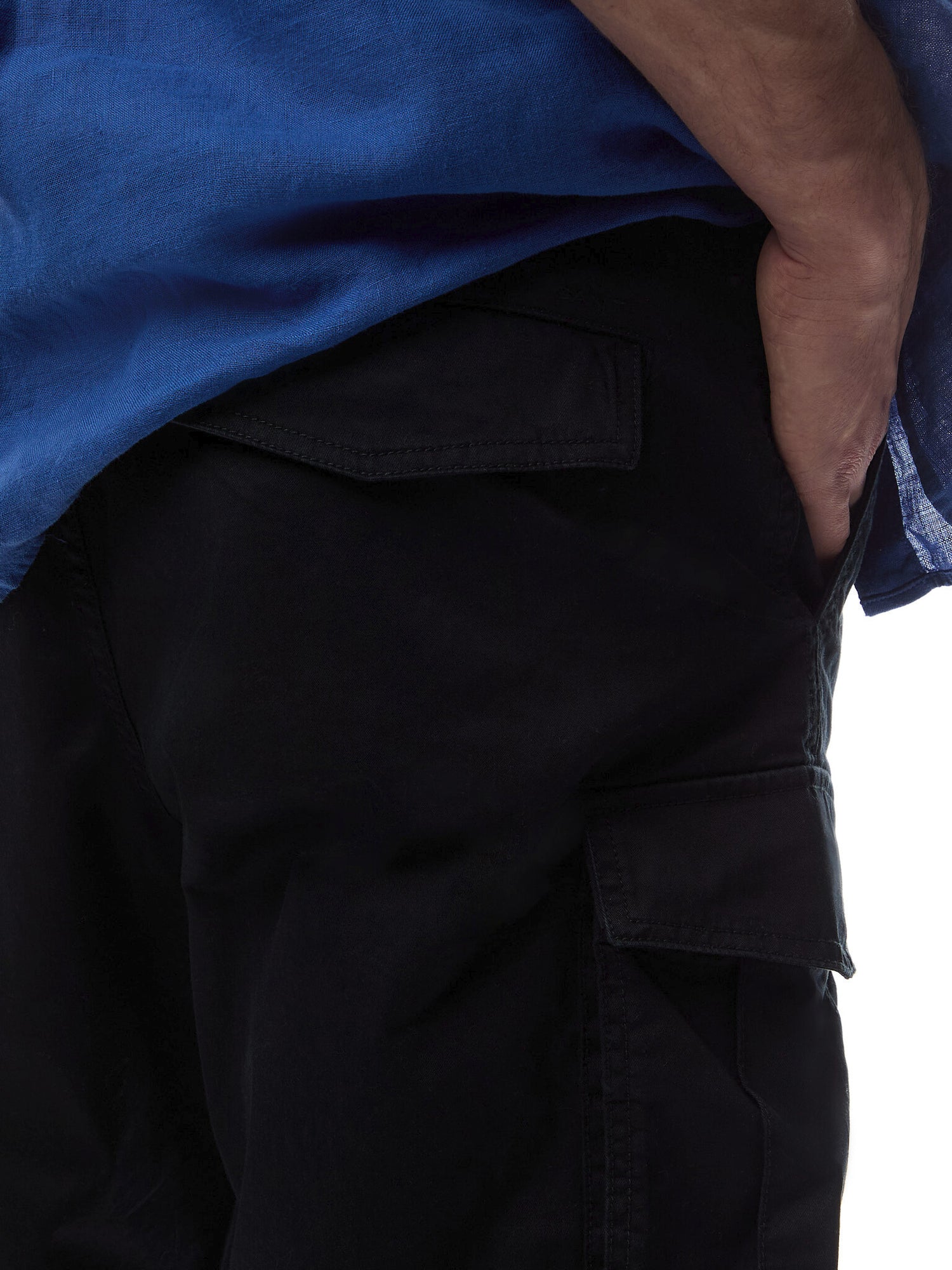 Relaxed Twill Cargo Shorts