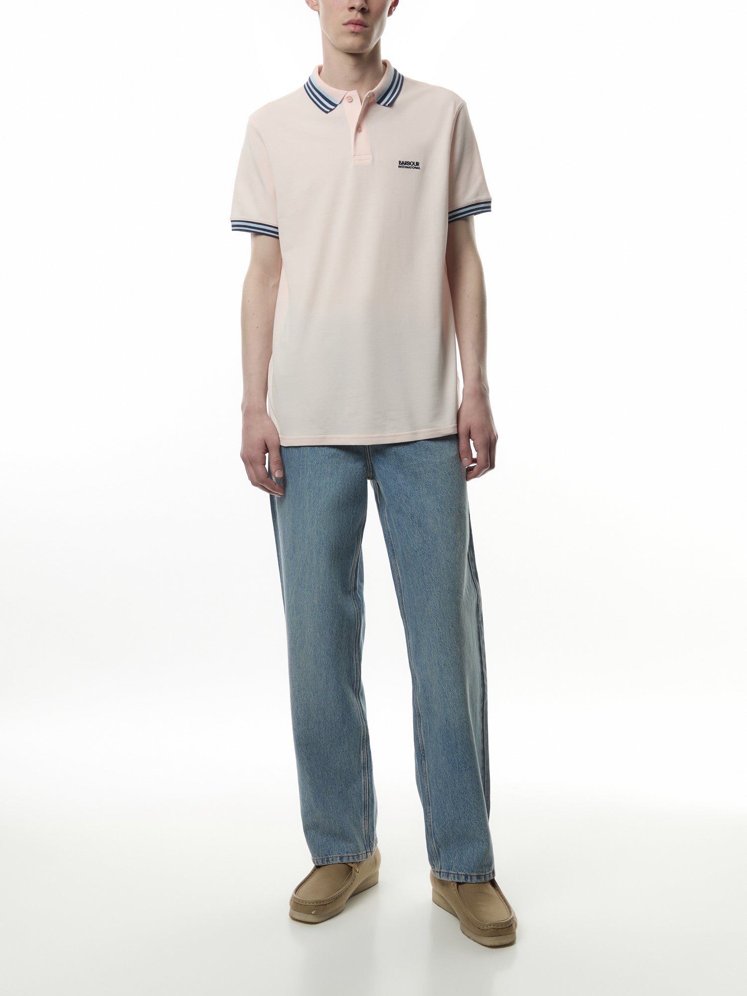 Caleb Multi Tipped Polo Shirt