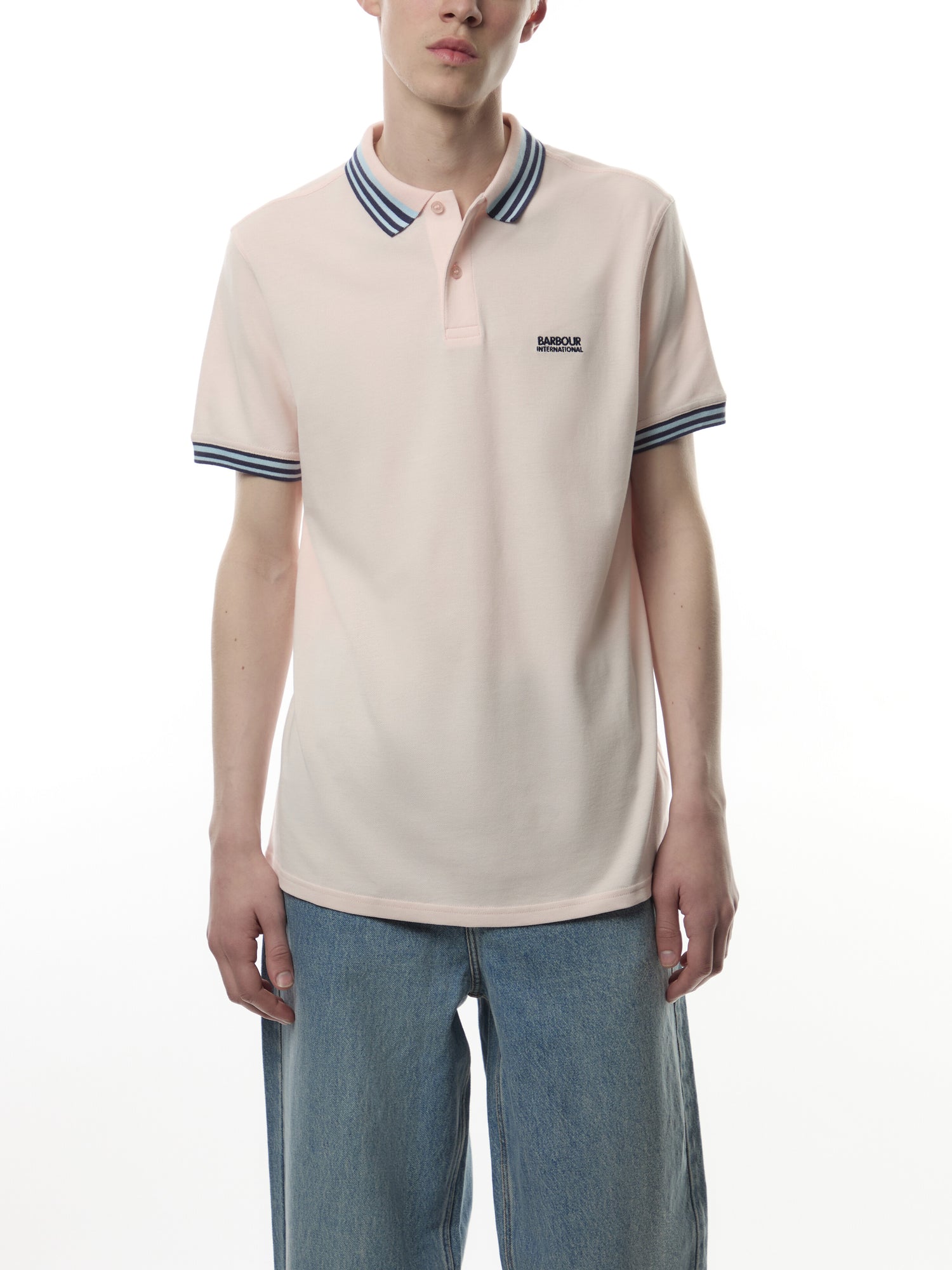 Caleb Multi Tipped Polo Shirt