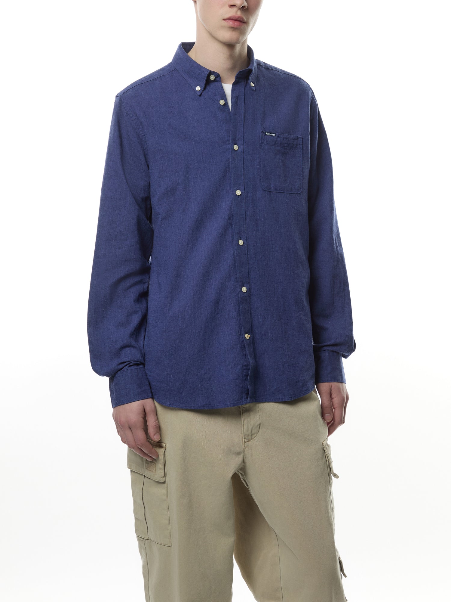 Nelson Tailored Linen Mix Shirt