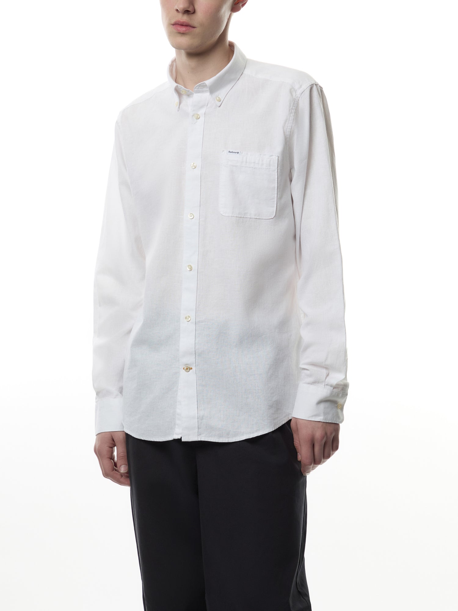 Nelson Tailored Linen Mix Shirt