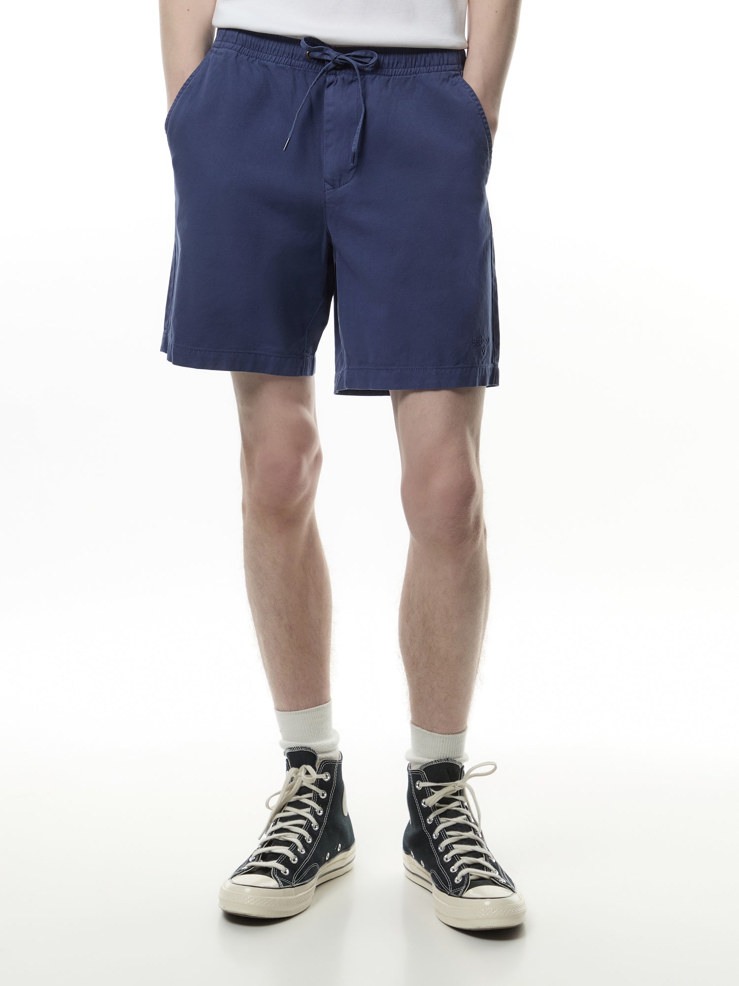 Washed Oxford Relaxed Short