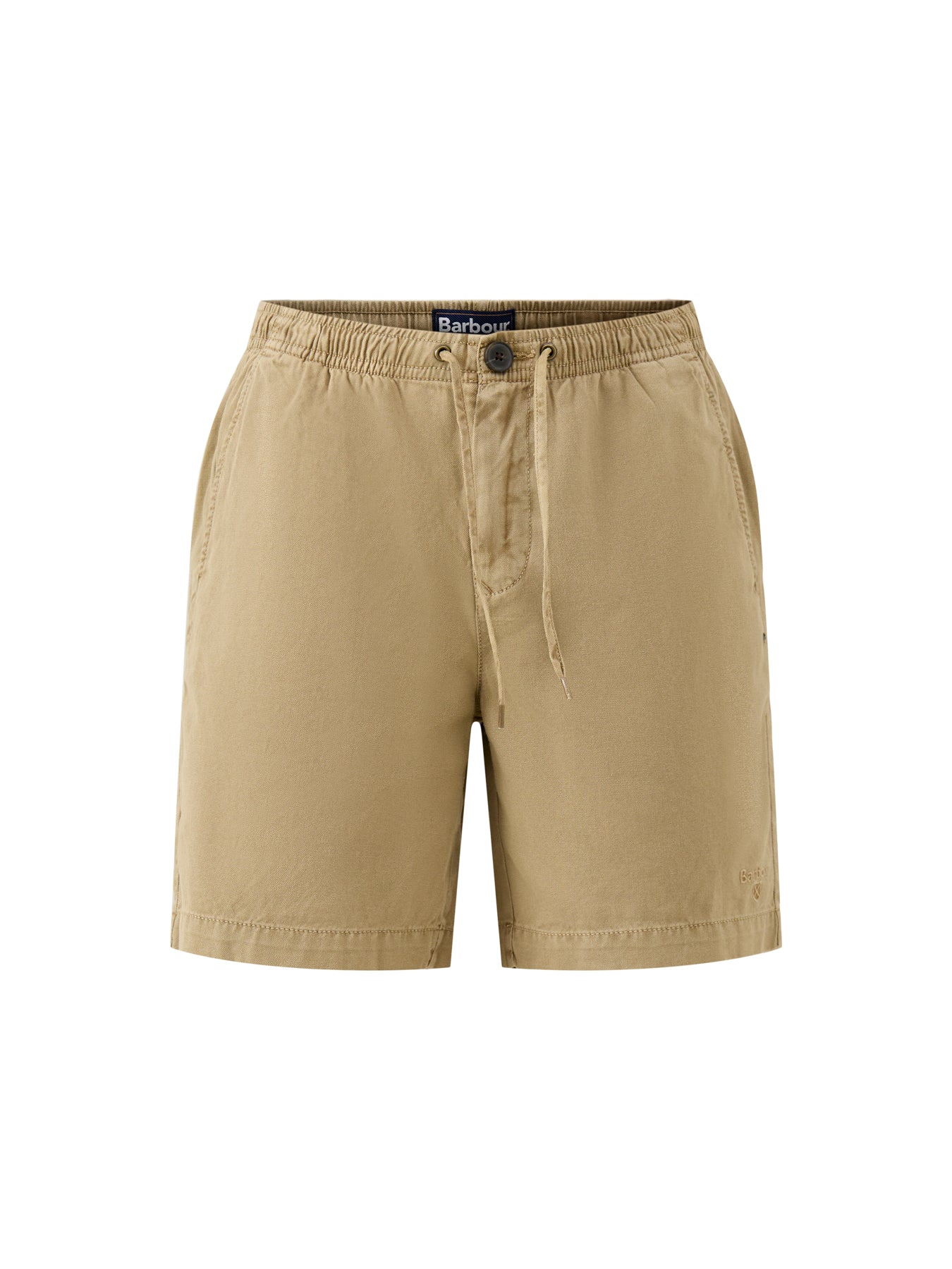 Washed Oxford Relaxed Shorts Washed Stone