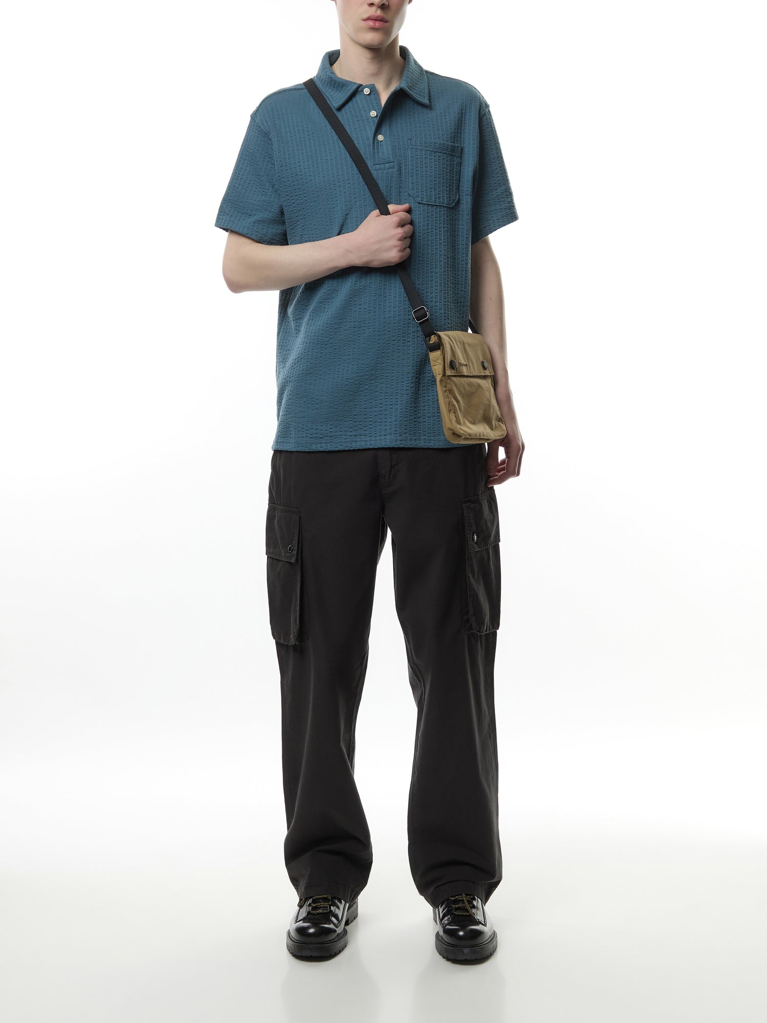 Dymchurch Seersucker Polo Shirt