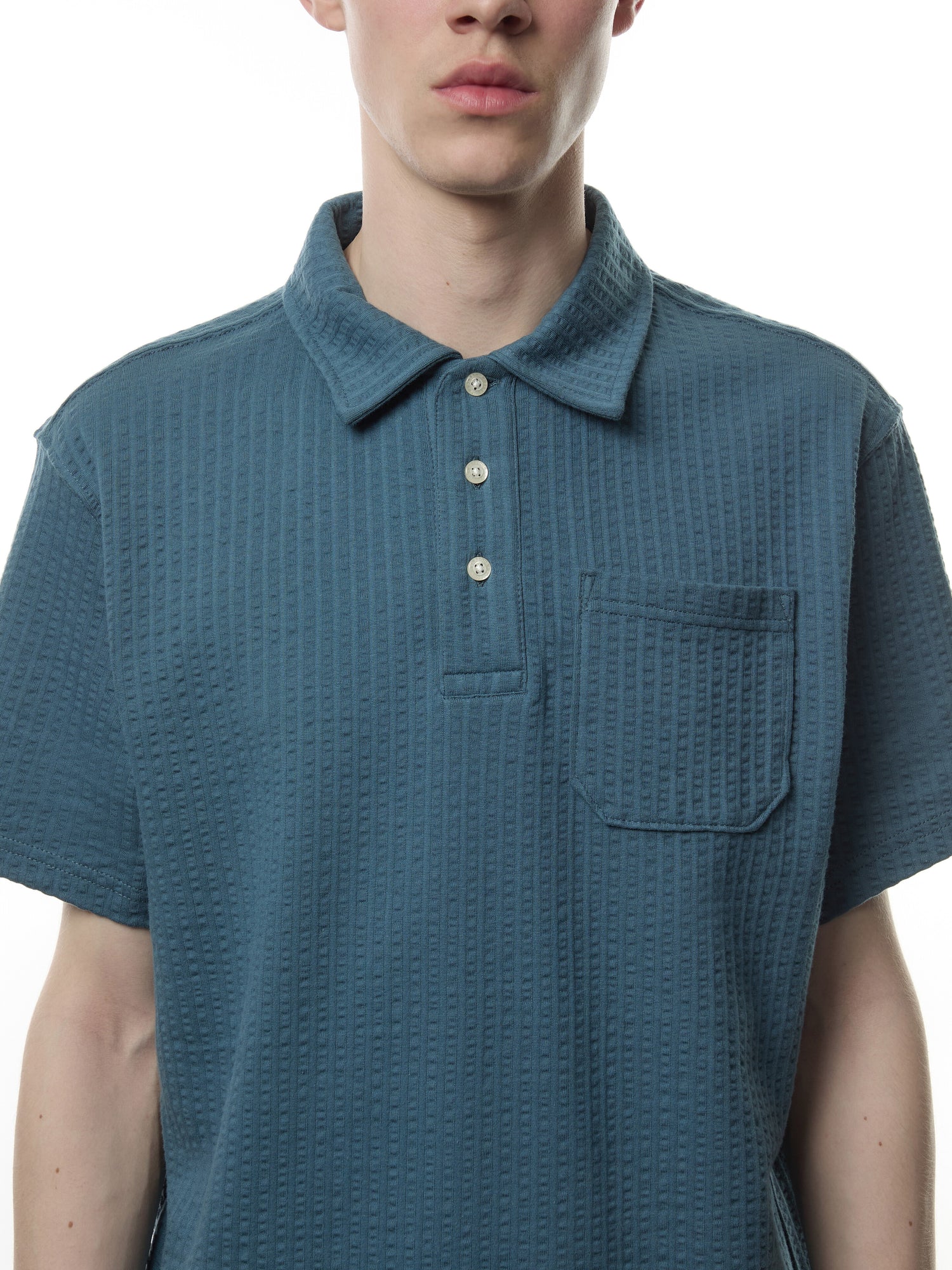 Dymchurch Seersucker Polo Shirt