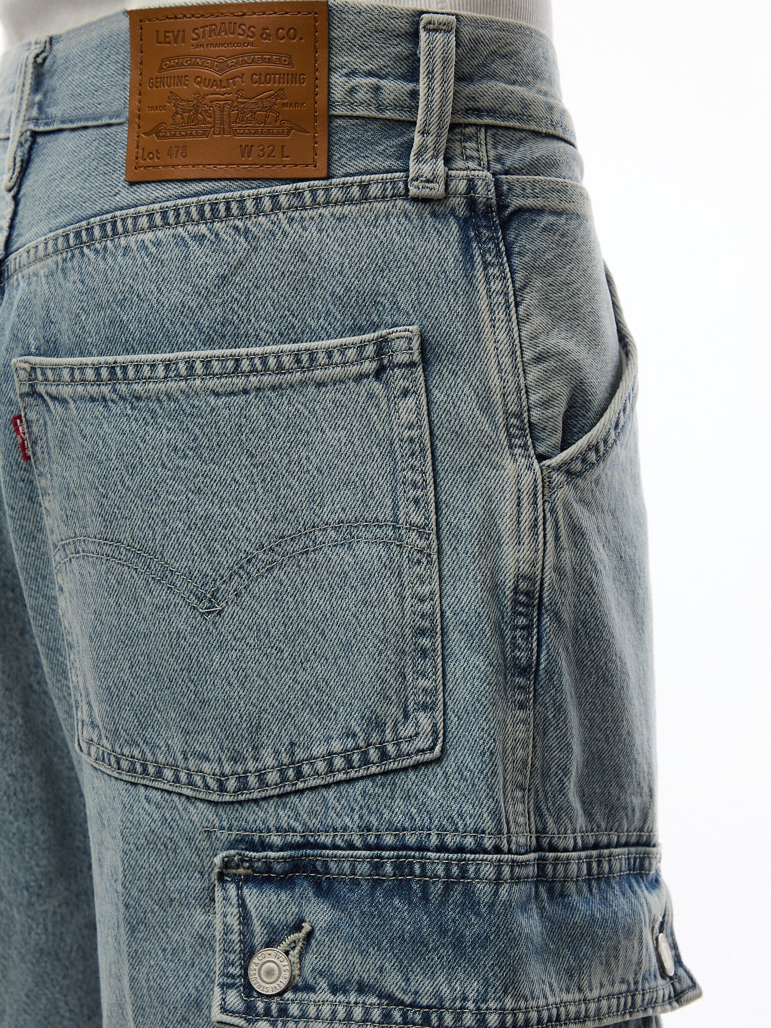 478 Baggy Cargo Shorts Worn In