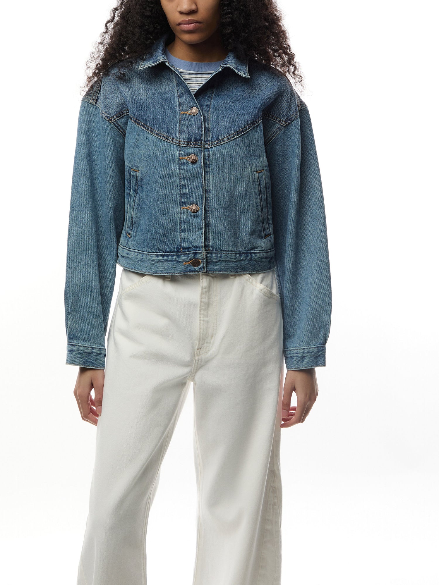 Shrunken 90s Trucker Jacket