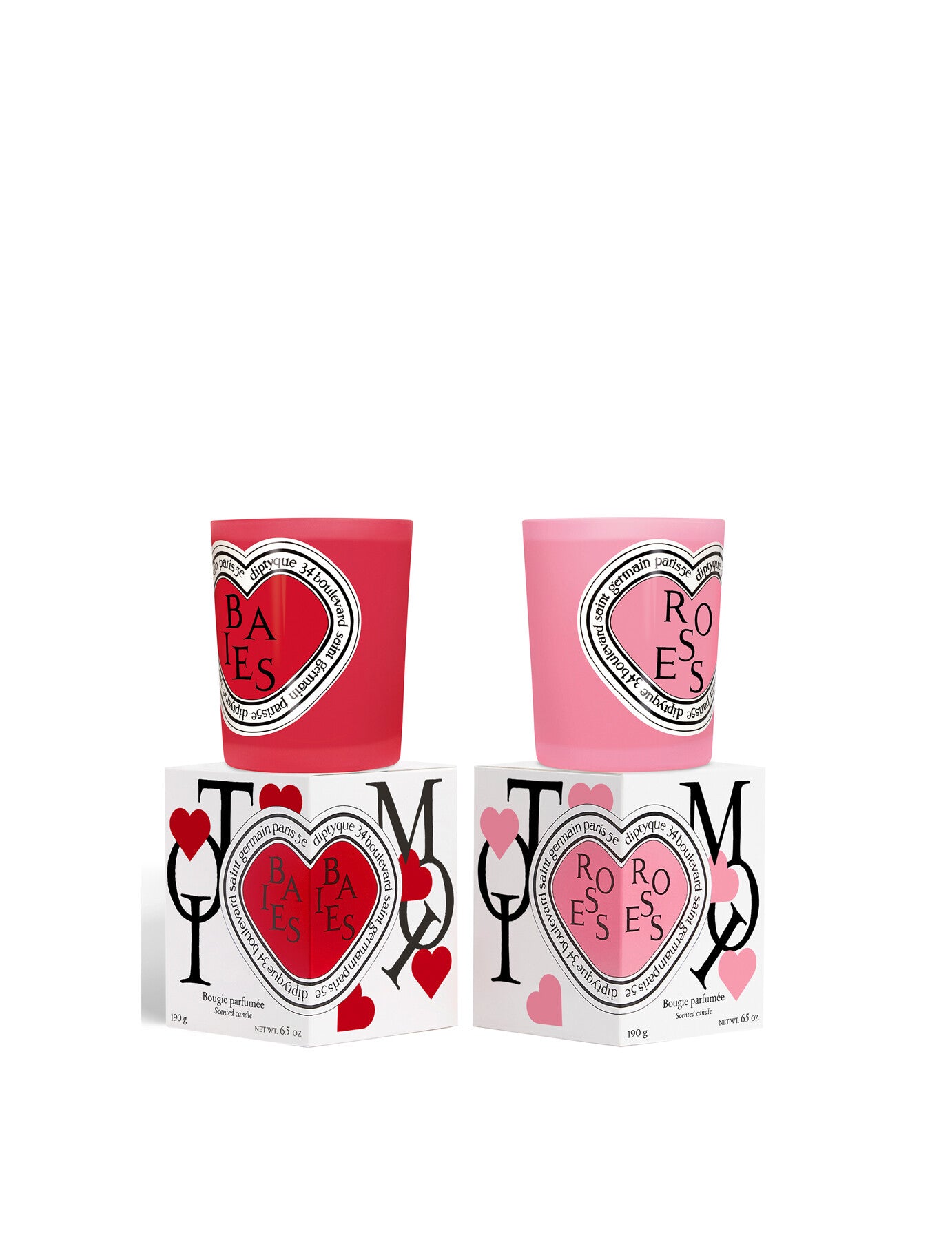Baies and Roses candle Duo set