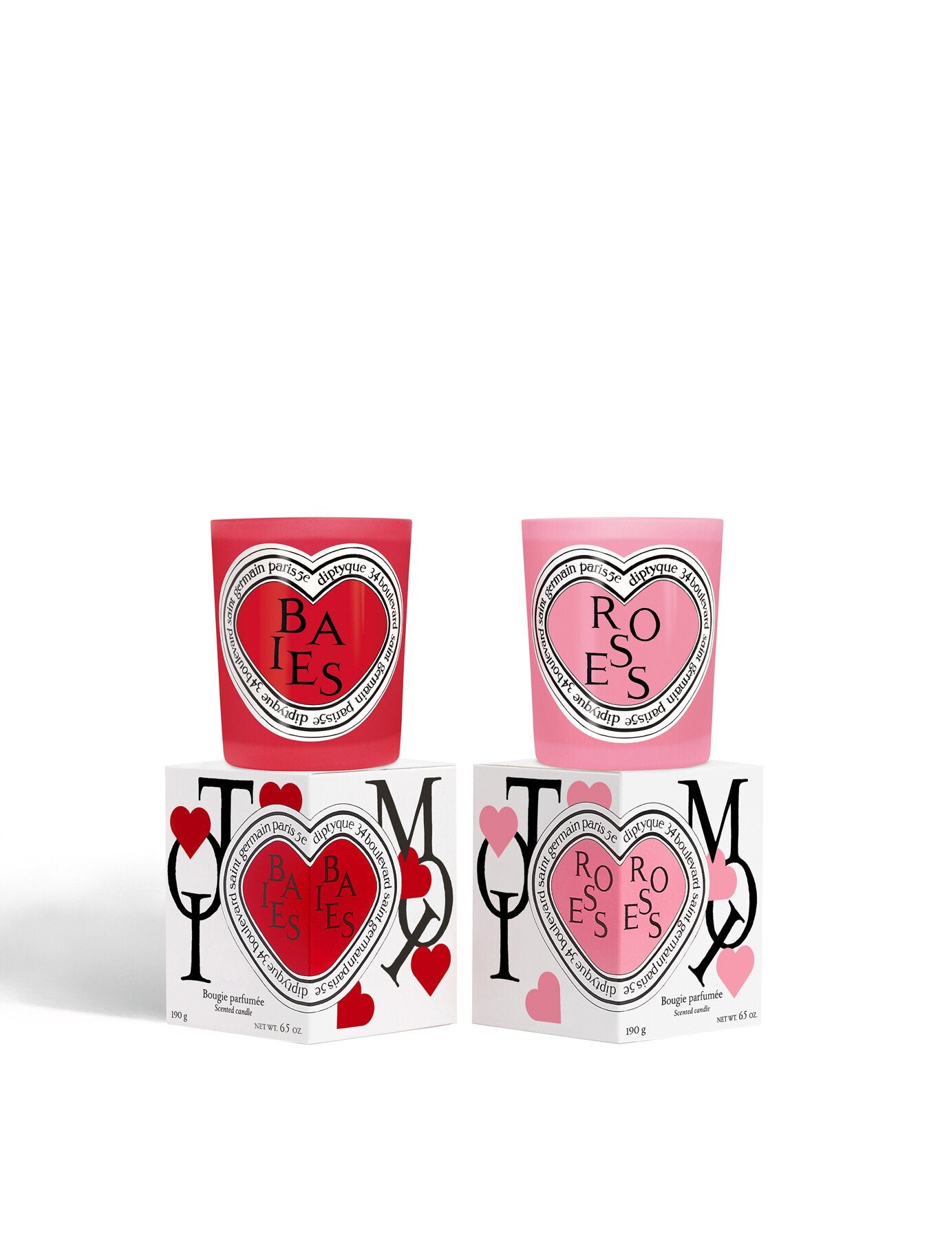 Baies and Roses candle Duo set
