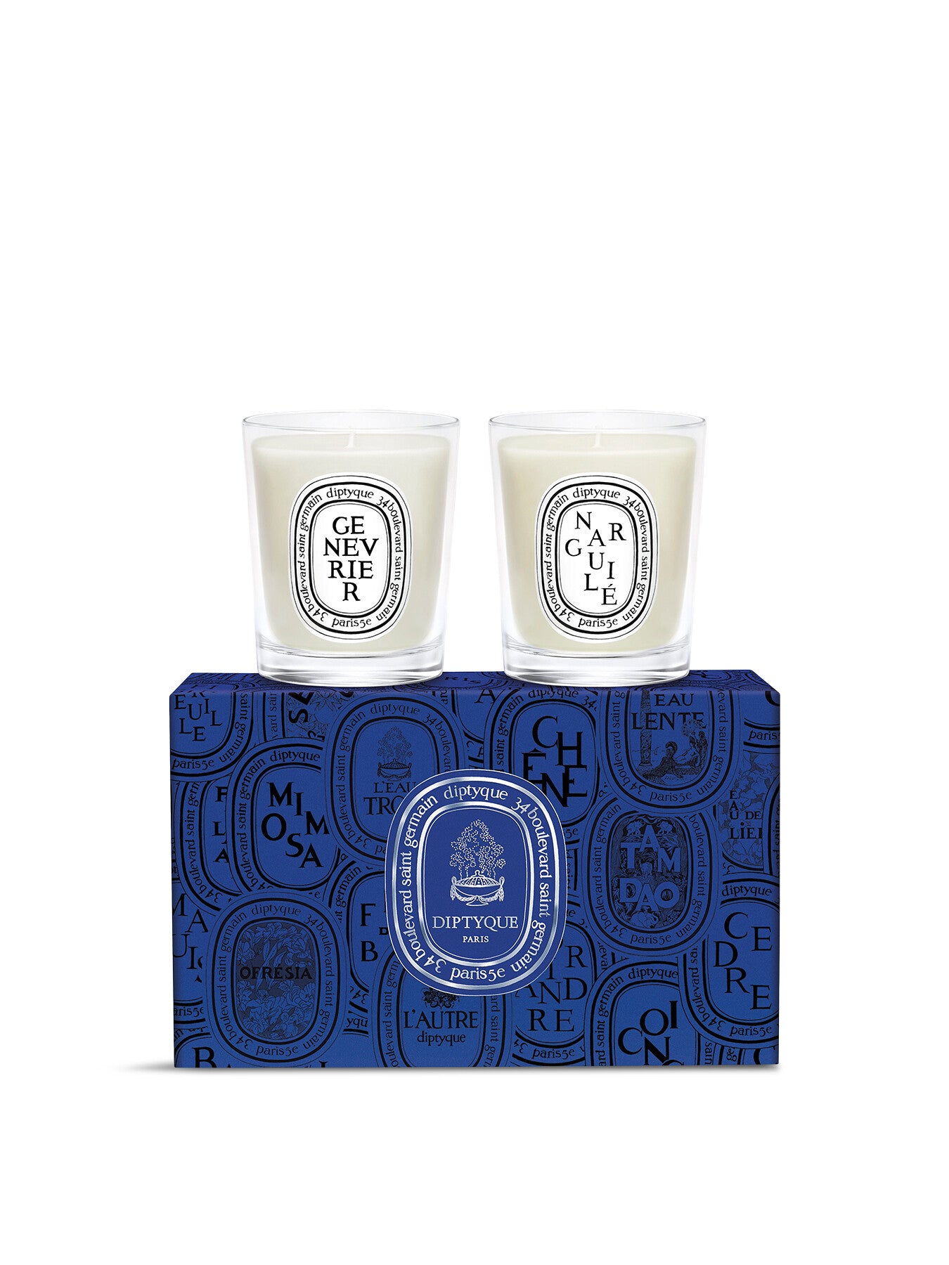 Set of 2 Mini Candles; Narguilé & Genévrier 70g
