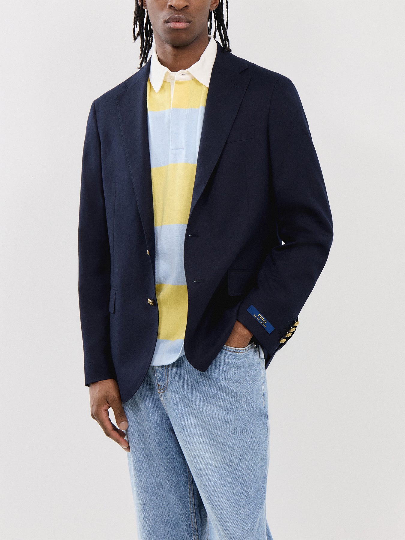 Wool Gabardine Blazer