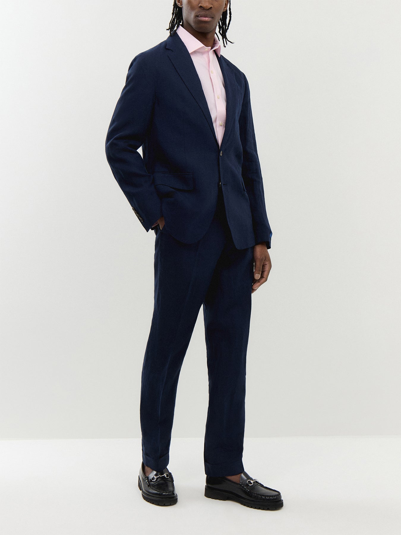 Soft Modern Linen Suit Jacket