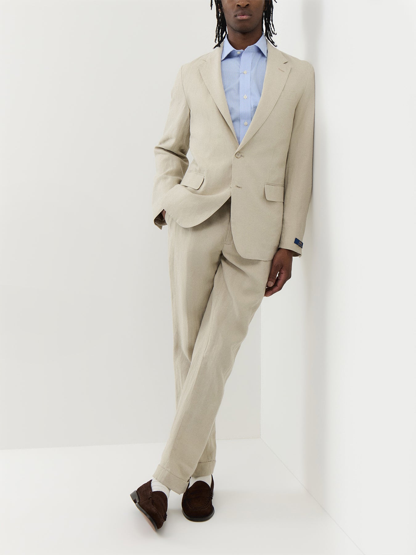 Soft Modern Linen Suit Jacket