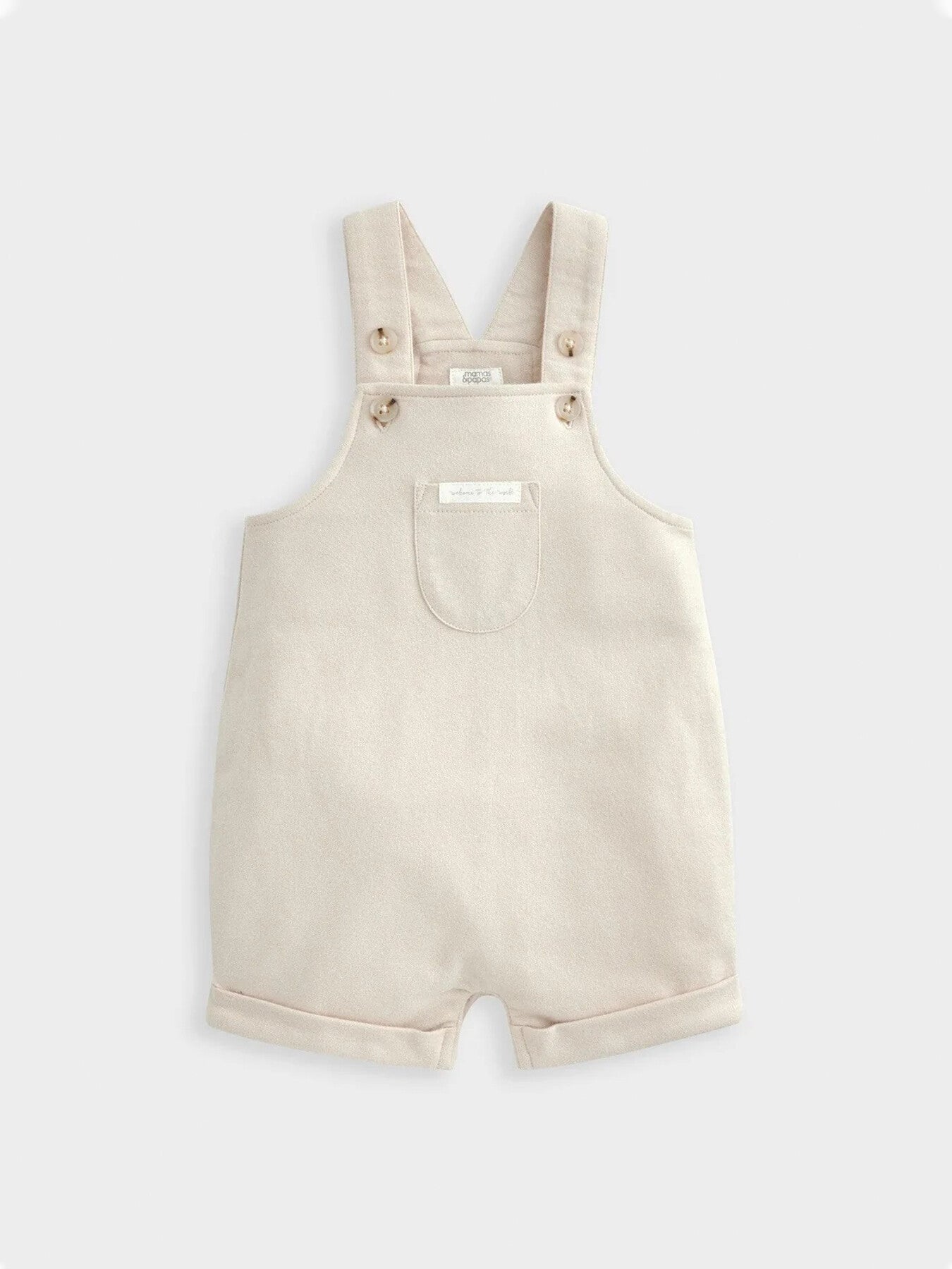 Ribbed Jersey Bodysuit & Dungaree Set