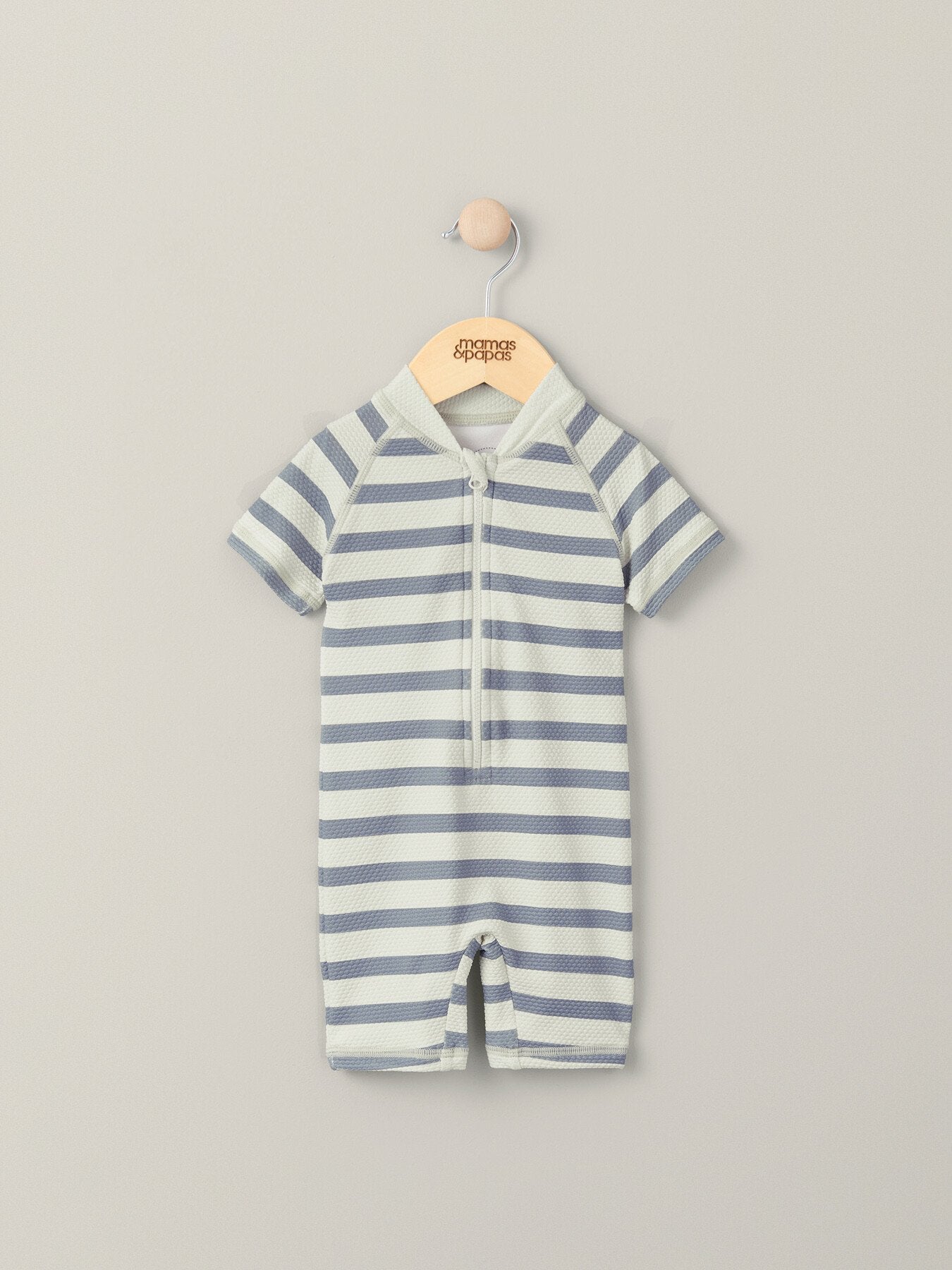 Short Sleeve Rashsuit Swimwear - Stripe