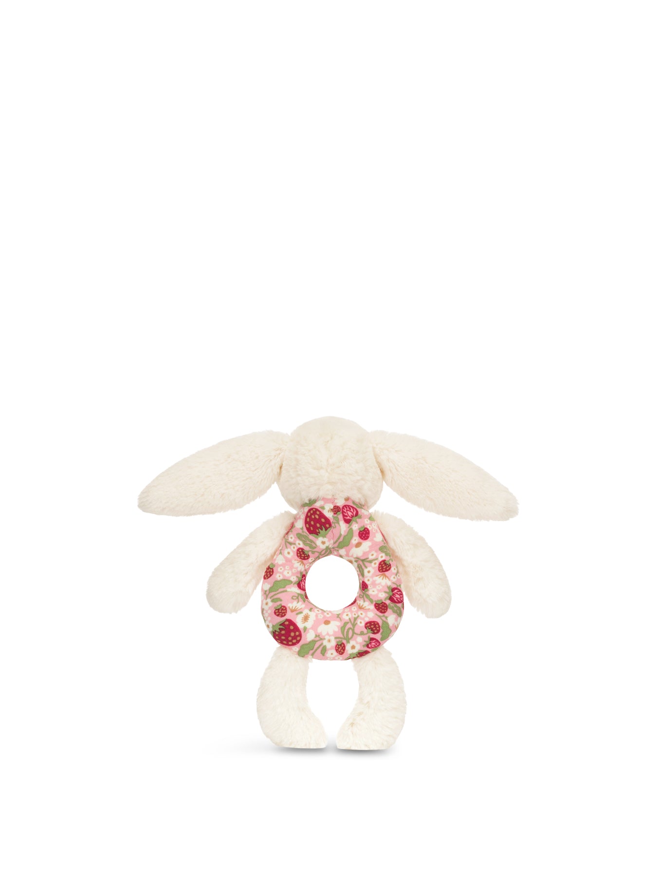 Blossom Cream Bunny Berry Ring Rattle