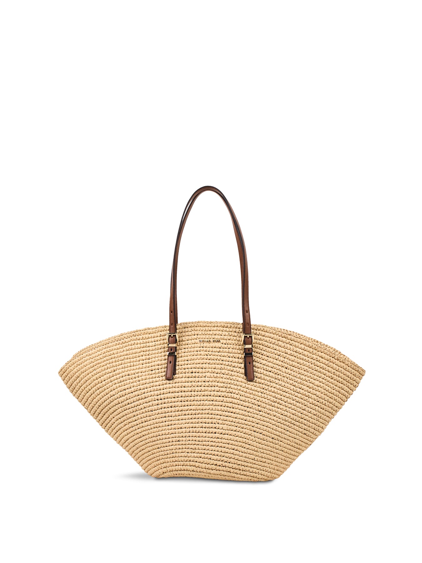 Isa Crochet Straw Large Fan Tote