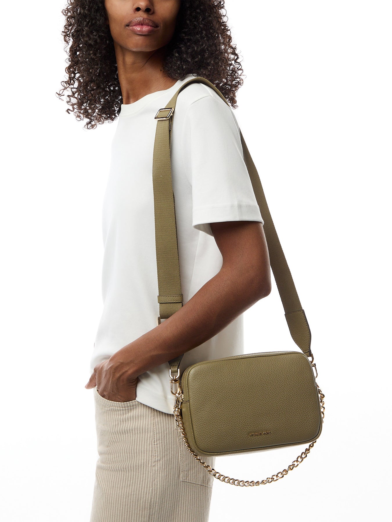 Bryant Medium Double Zip Chain Camera Crossbody