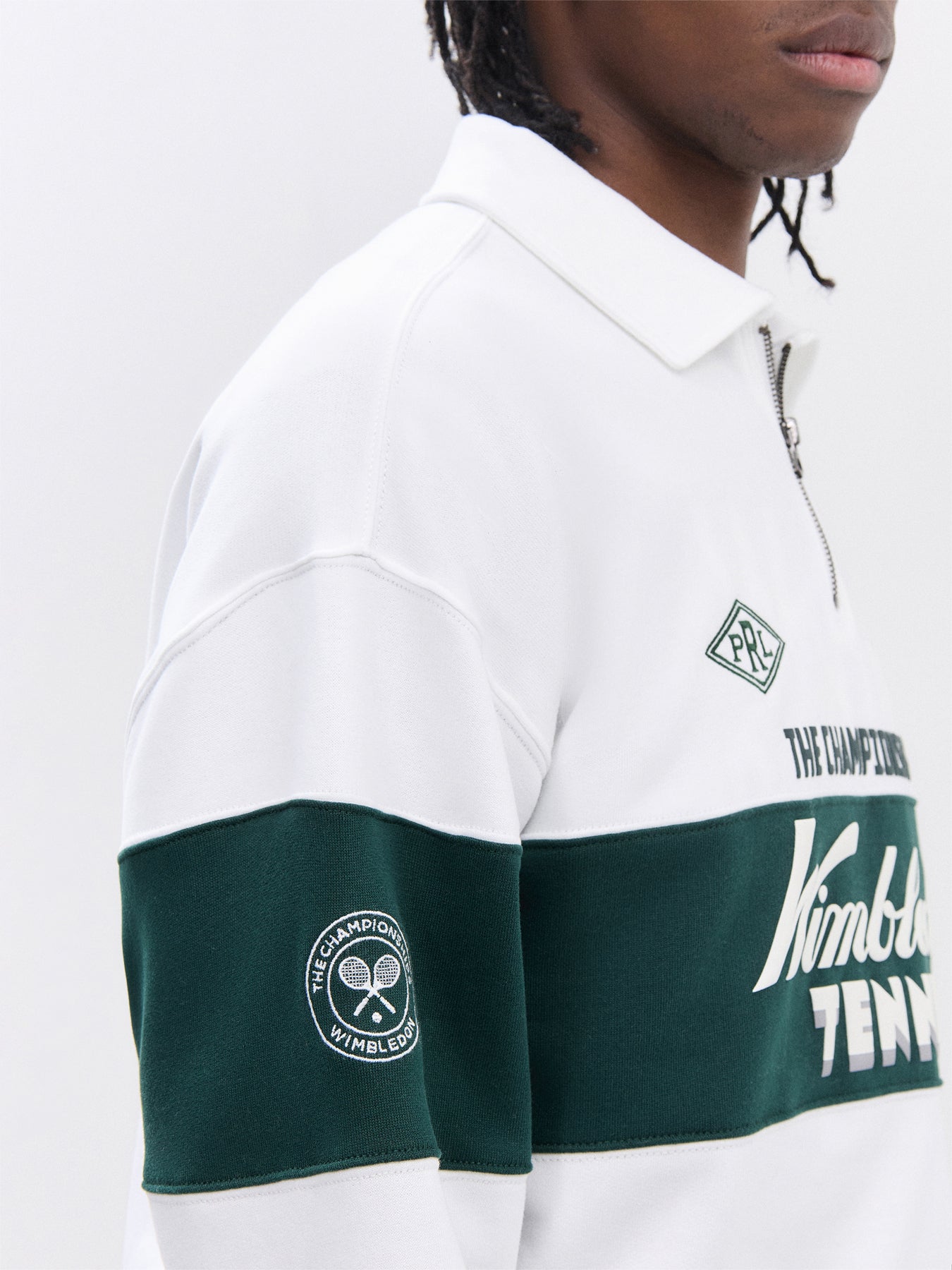 Wimbledon HW Chest 1/4 Zip Sweatshirt