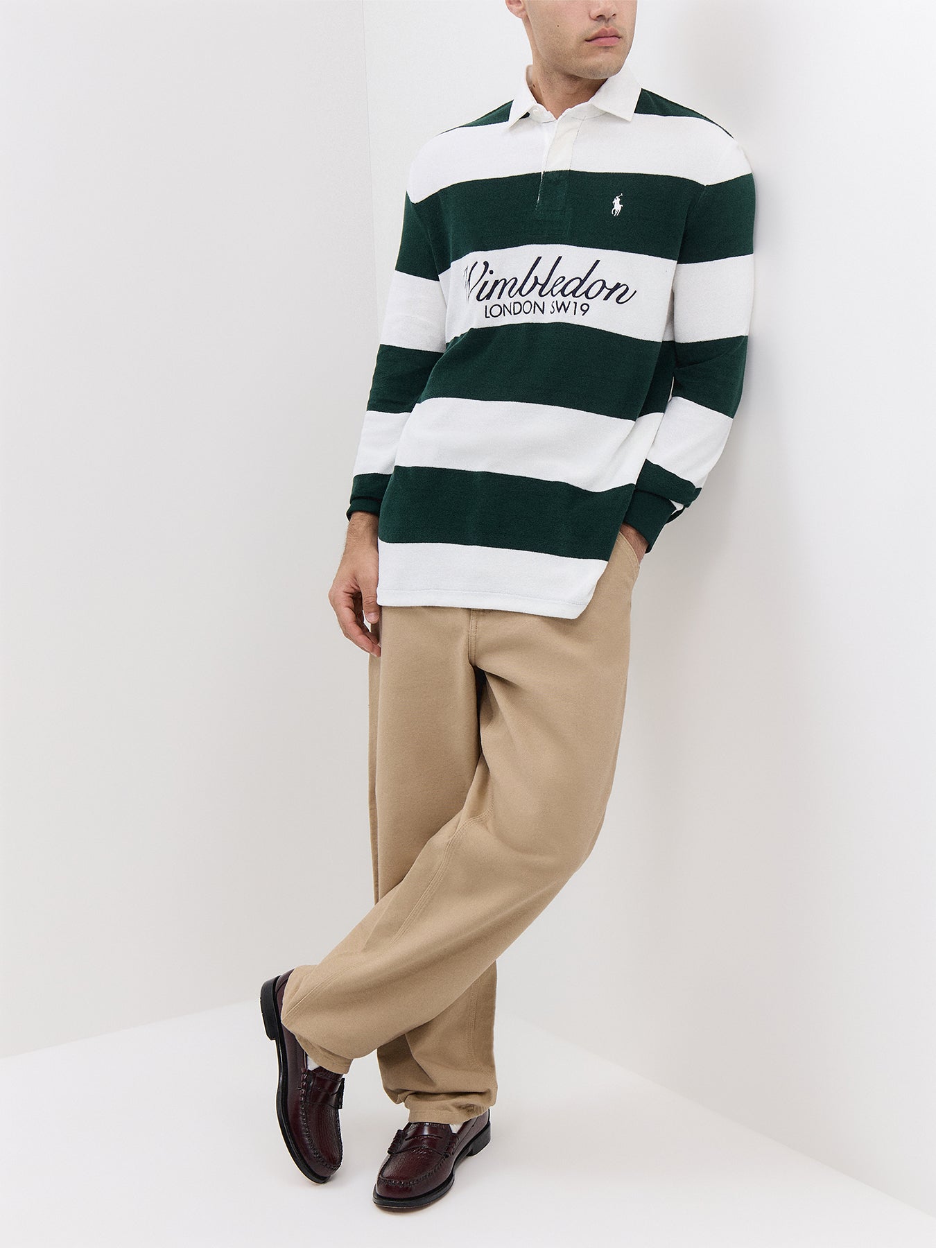 Wimbleodn Stripe Rugby Top