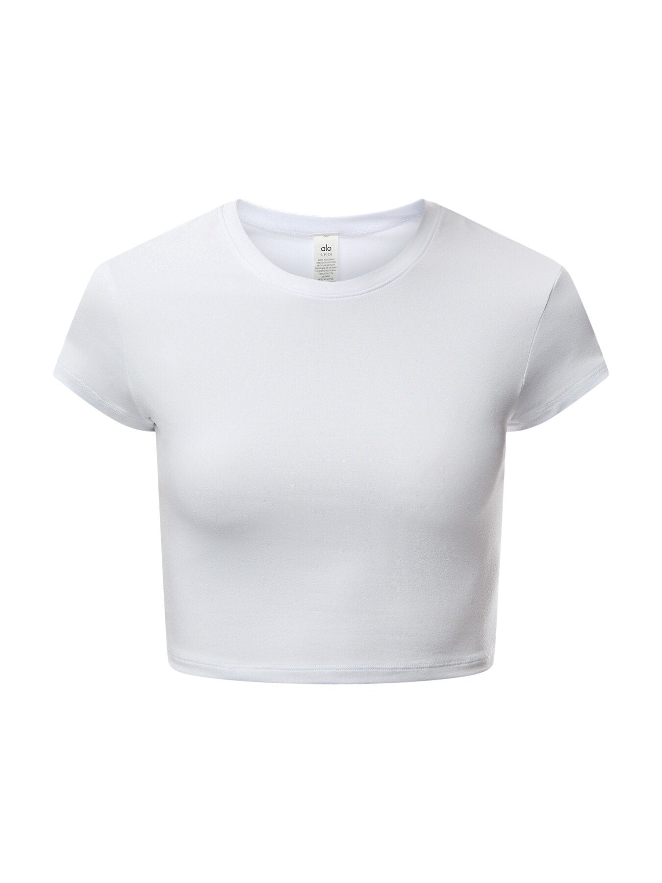 Alosoft Crop Finesse Short Sleeve