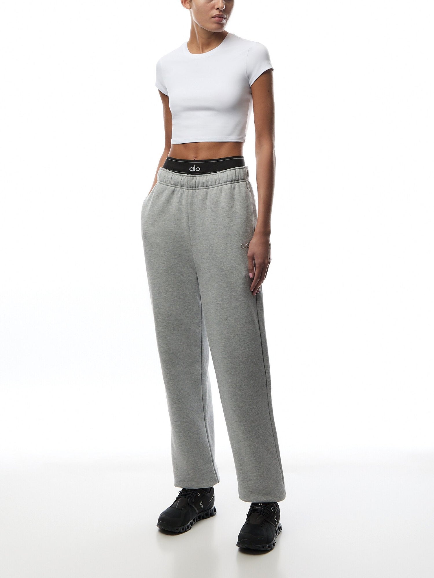 Alosoft Crop Finesse Short Sleeve