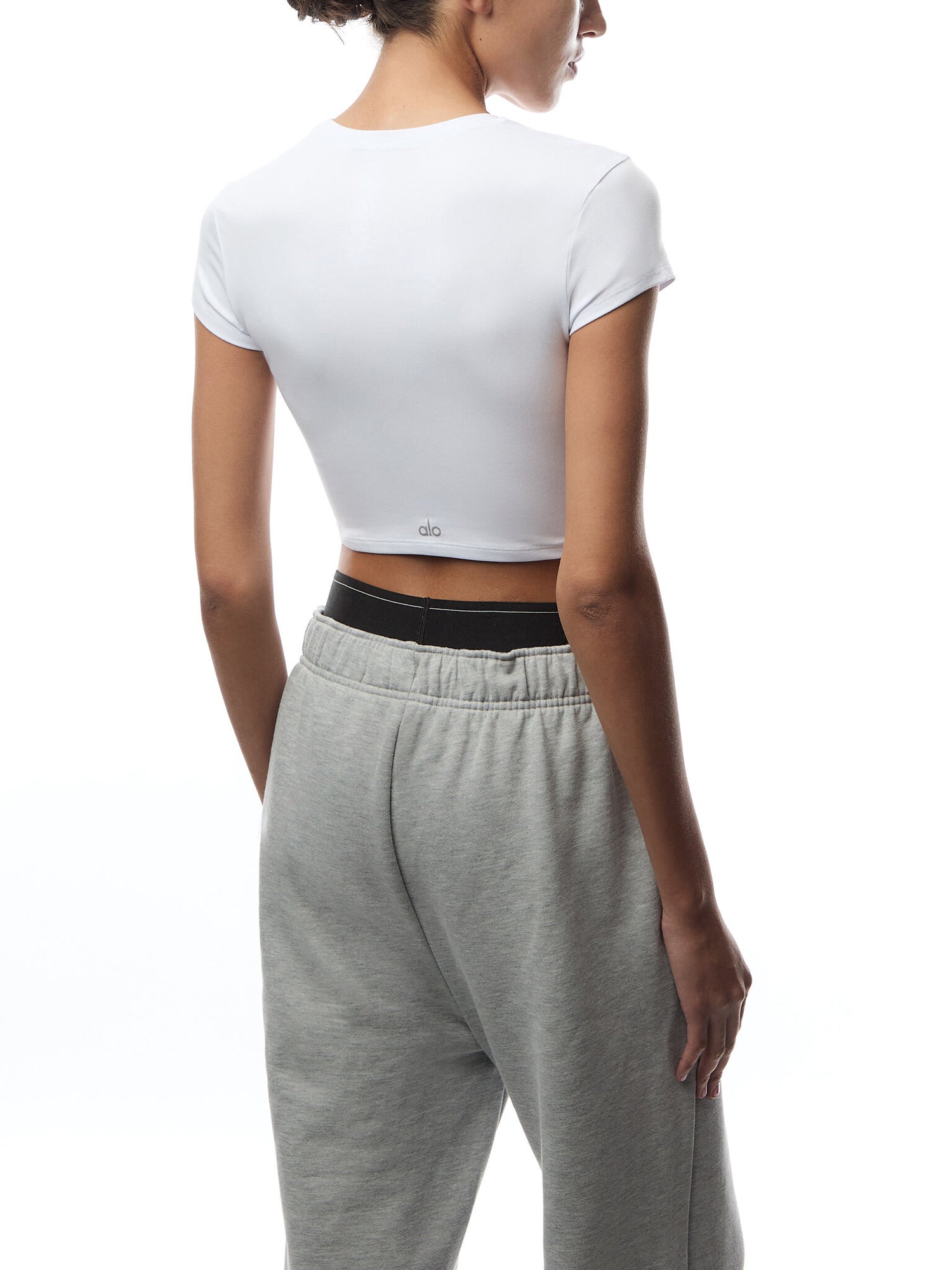 Alosoft Crop Finesse Short Sleeve