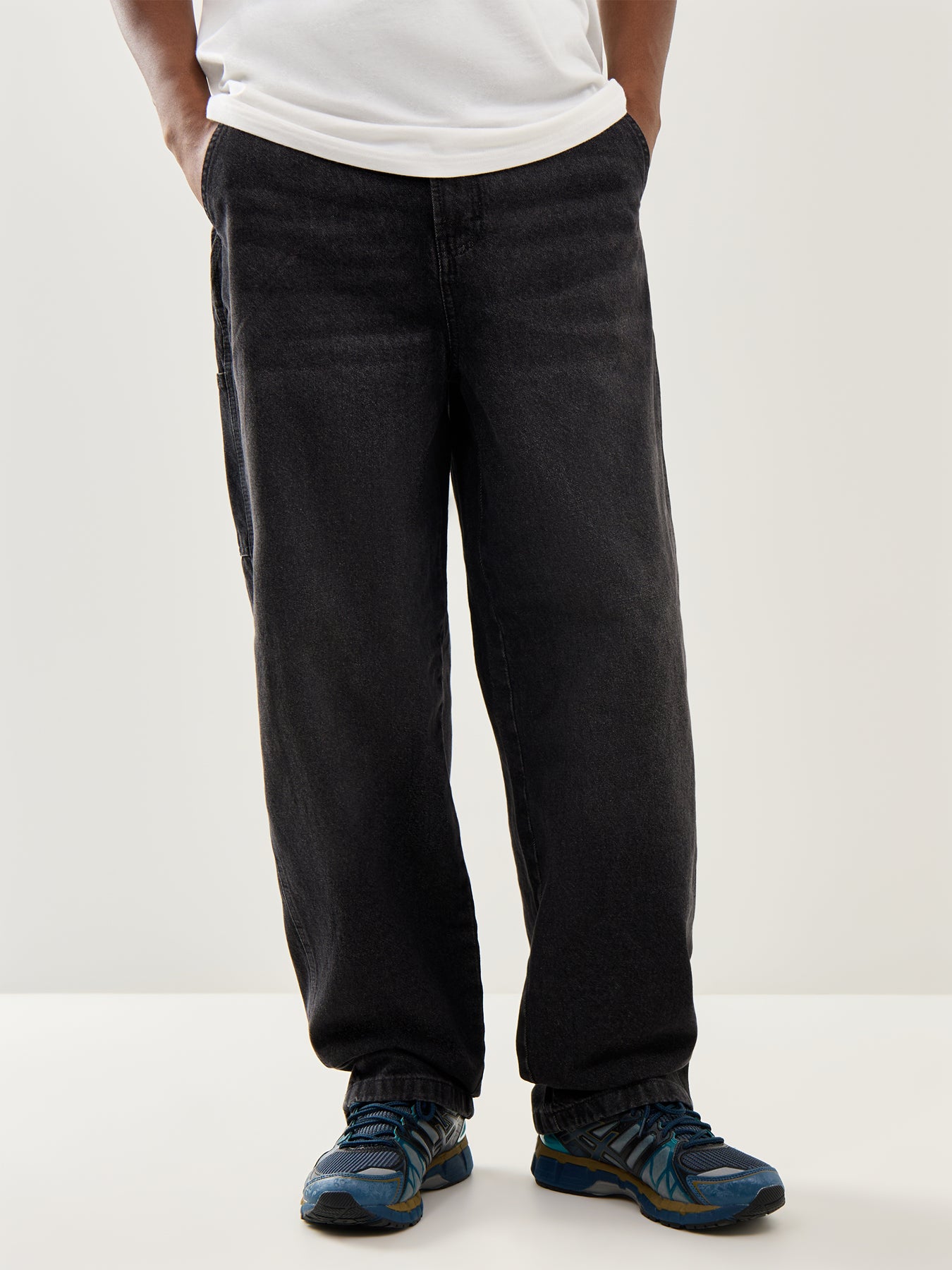 Madison Baggy Fit Denim Black Wash Faded