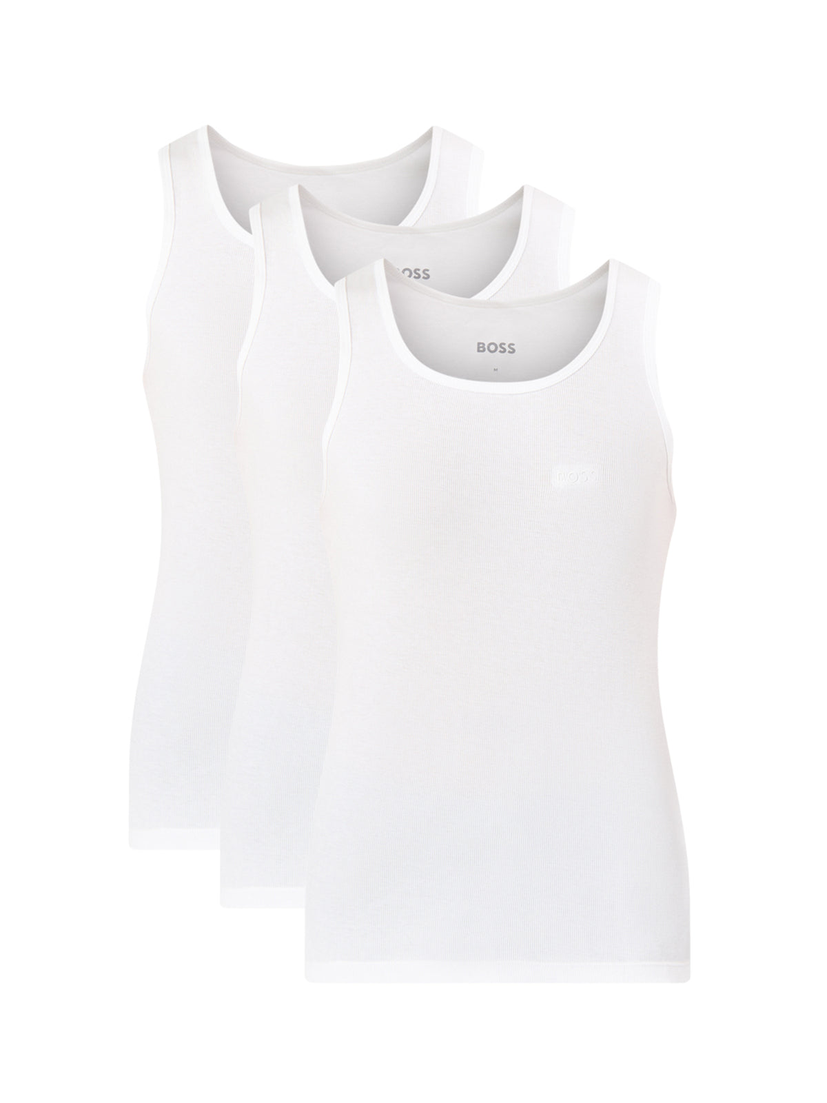 Tanktop 3P Ribclassic White