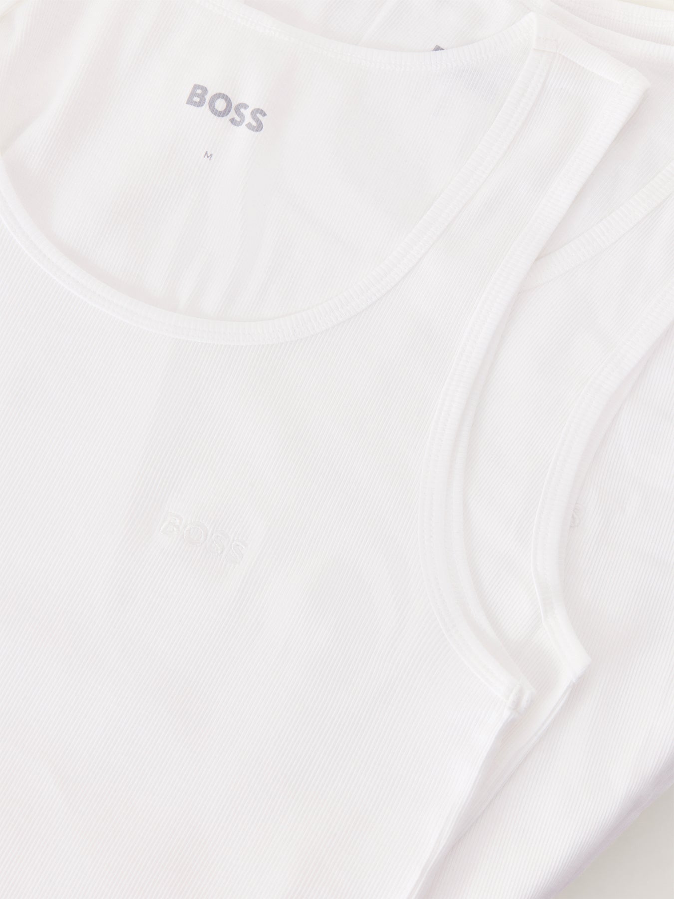 Tanktop 3P Ribclassic White