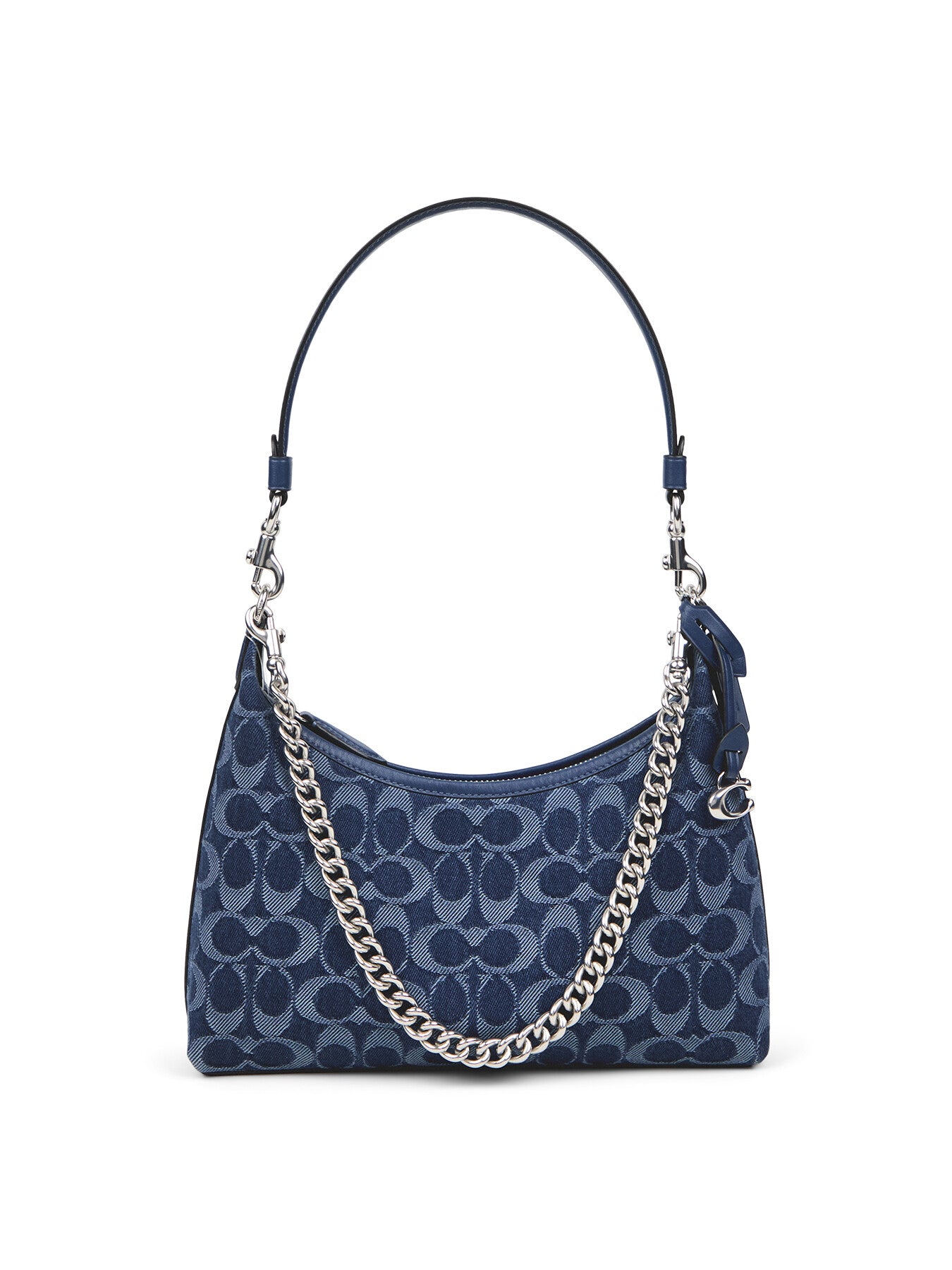 Washed Denim Signature Juliet Shoulder Bag 25