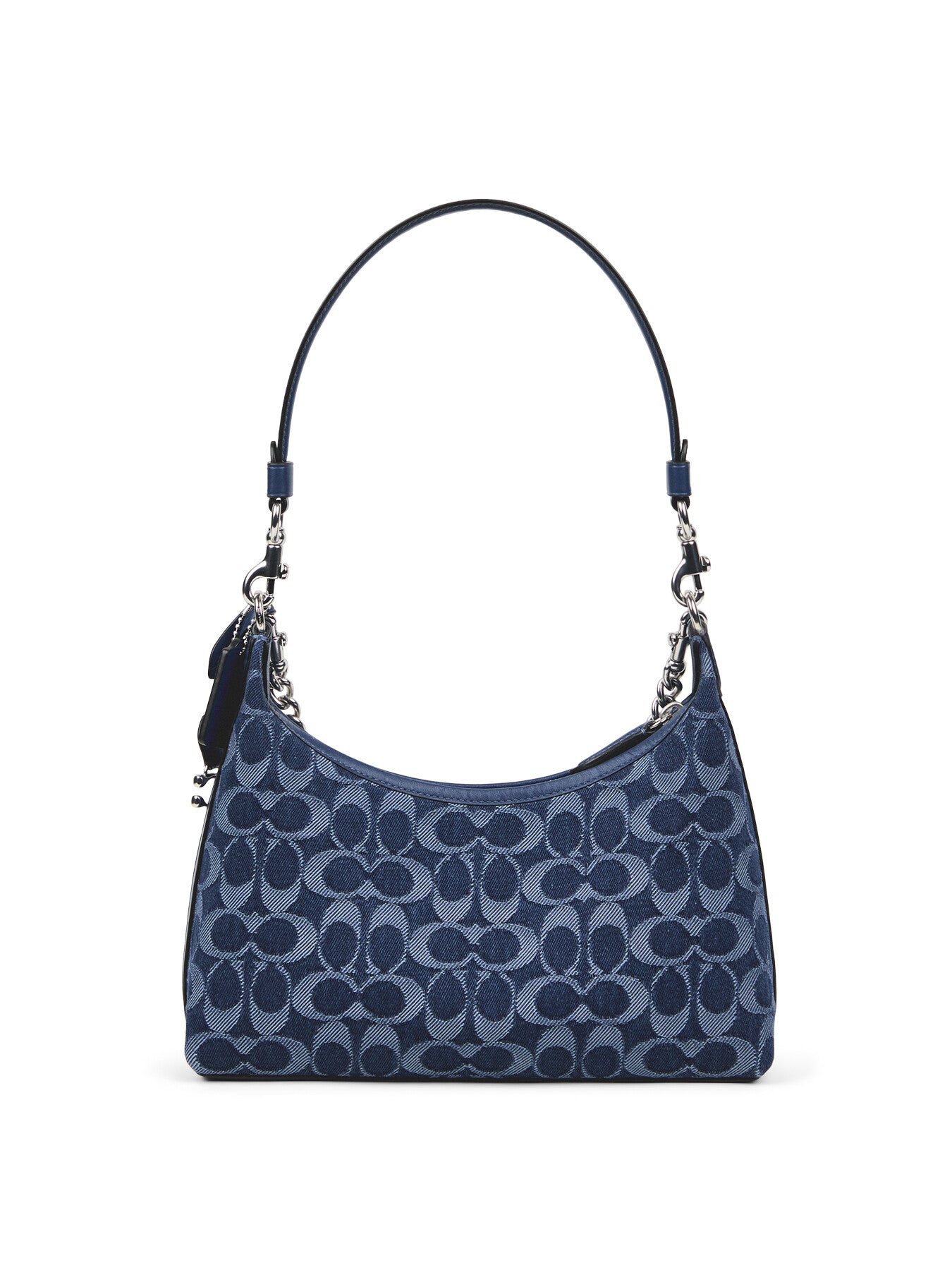 Washed Denim Signature Juliet Shoulder Bag 25