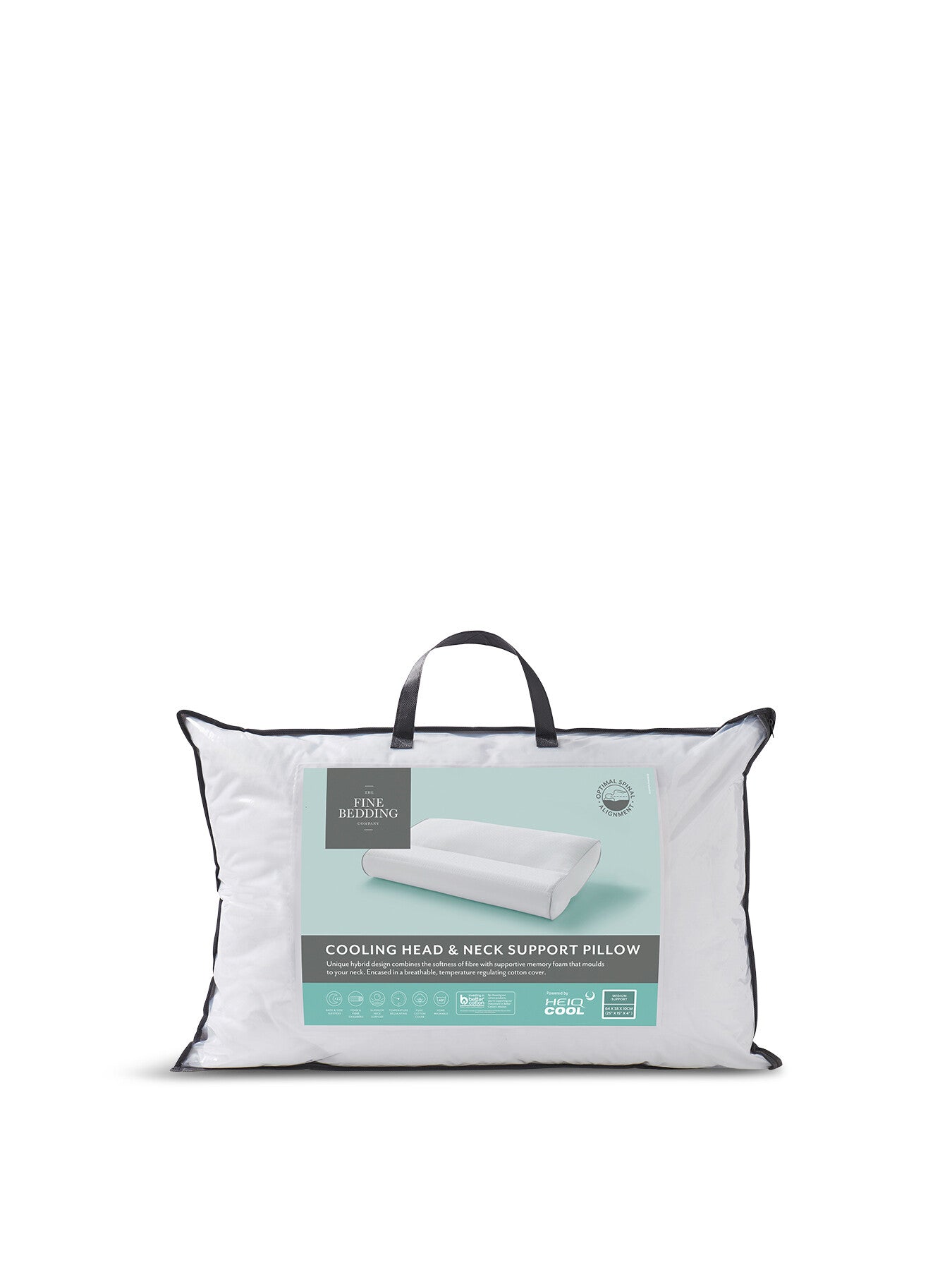 Memory Foam Cooling Head and Neck Support Pillow