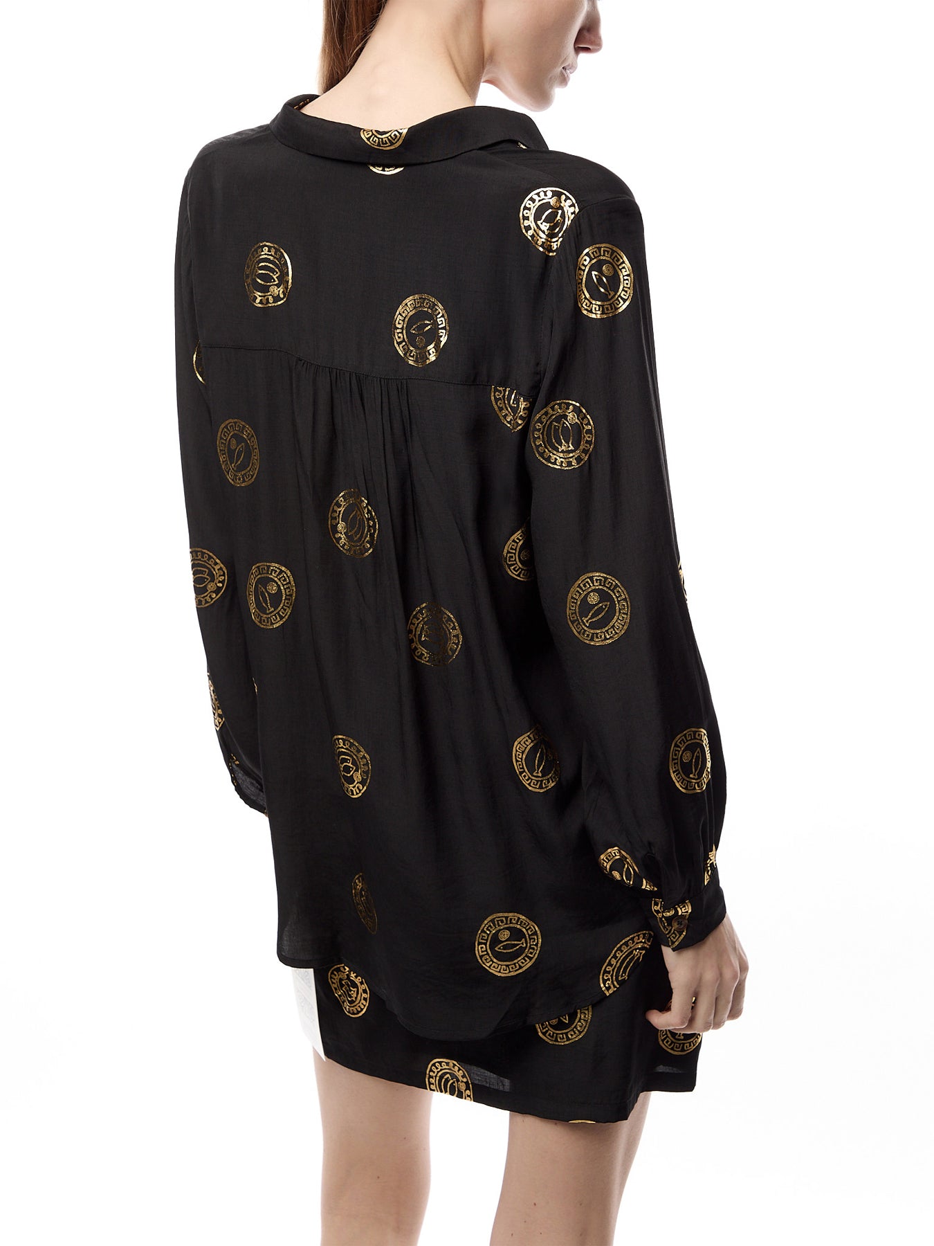 Black Miley Shirt with Plate Foil