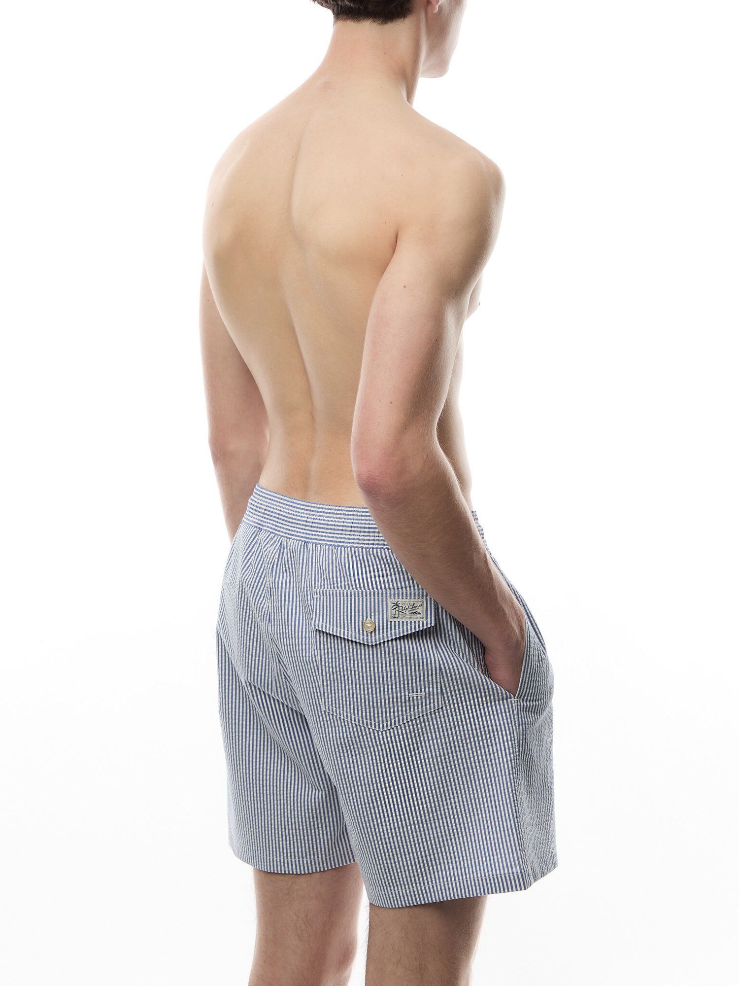 Recycled  Poly Seersucker Traveler Swim Shorts